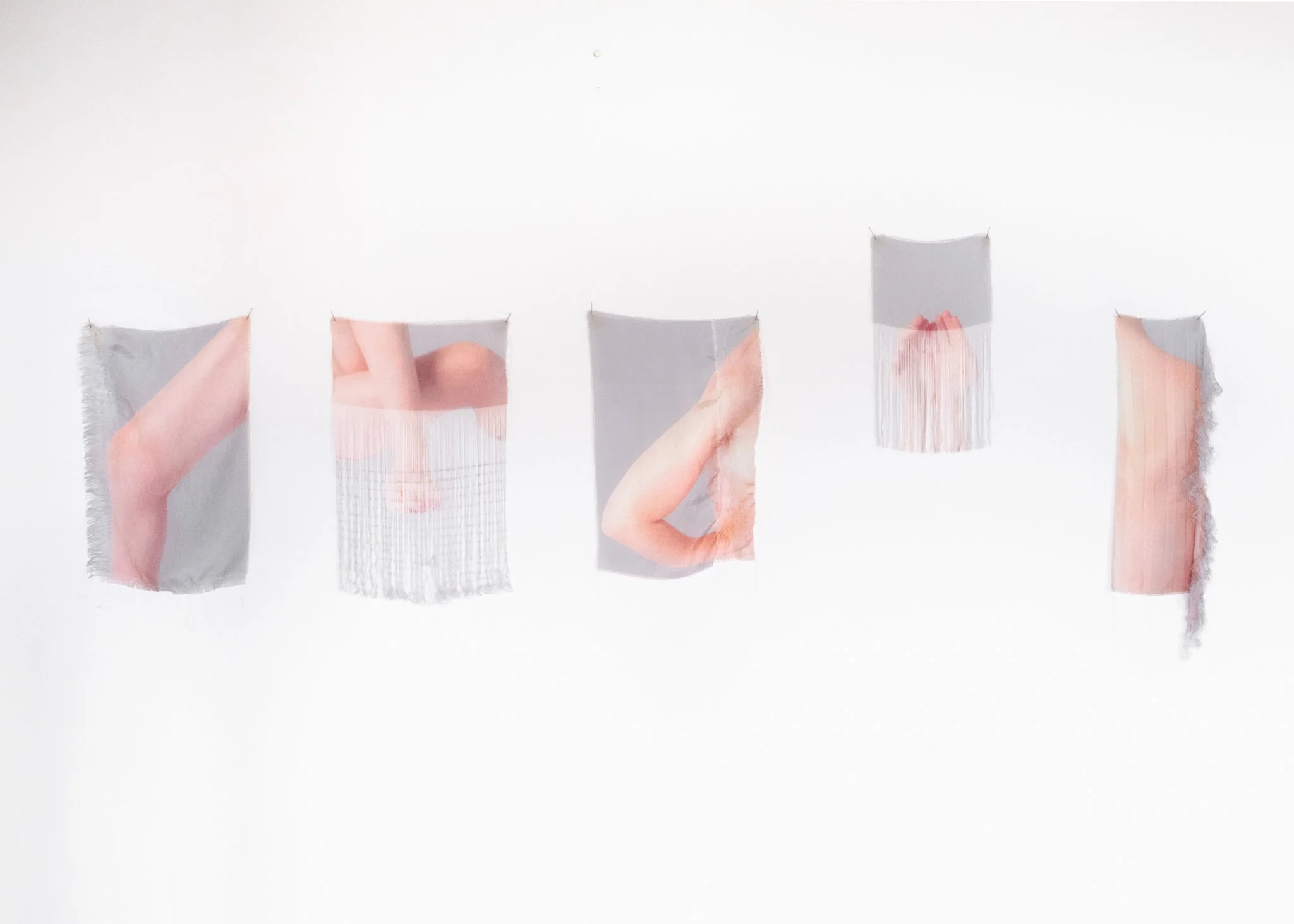 'Loose Gatherings', 2020. Installion part of the project 'A Frayed Body'.