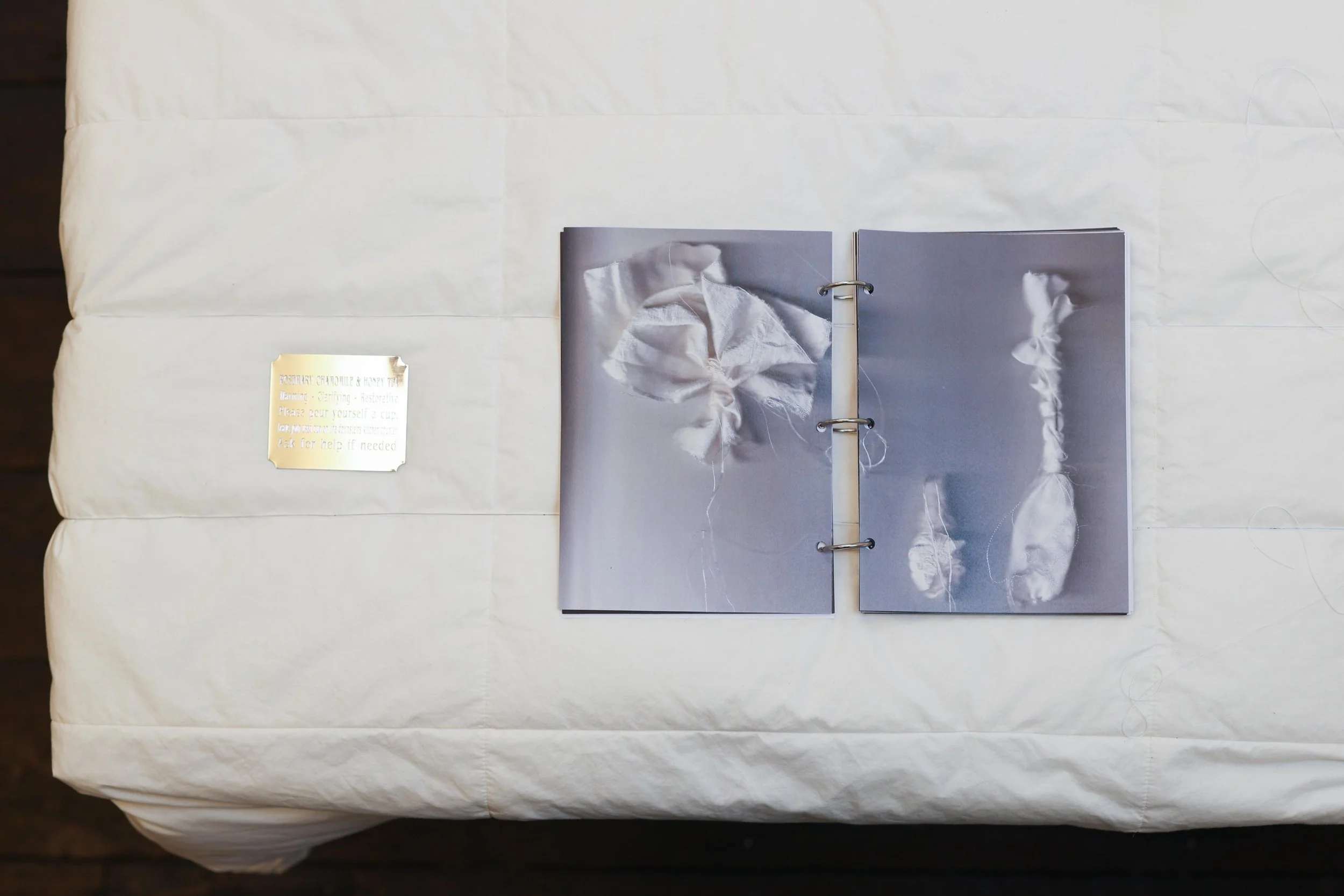 'My Porous Work', 2025. Publication, 146 pages. 21 x 14.8cm. Part of 'Thin Skin, Thin Places' presented as part of 'Surfaced', Beaconsfield Gallery, London. Photography: Joseph Hall.
