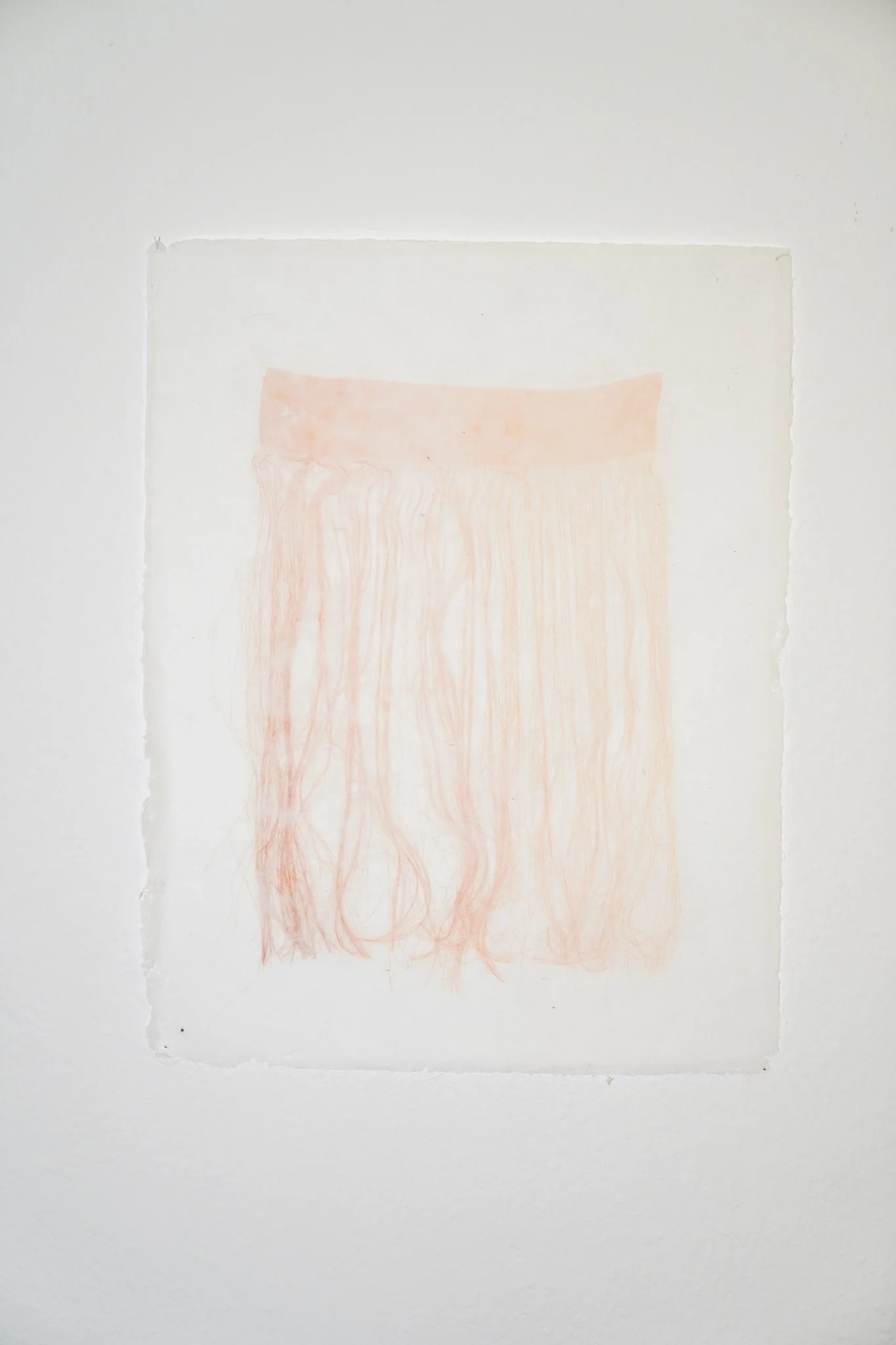 'Cloud, 2023. Silk, abaca, silver. 42 x 29 cm. Supported by Statens Kunstfond and presented as part of 'Manoeuvring Fibres' at Bladr, Copenhagen. Photography: Gianmarco Pedrini. 