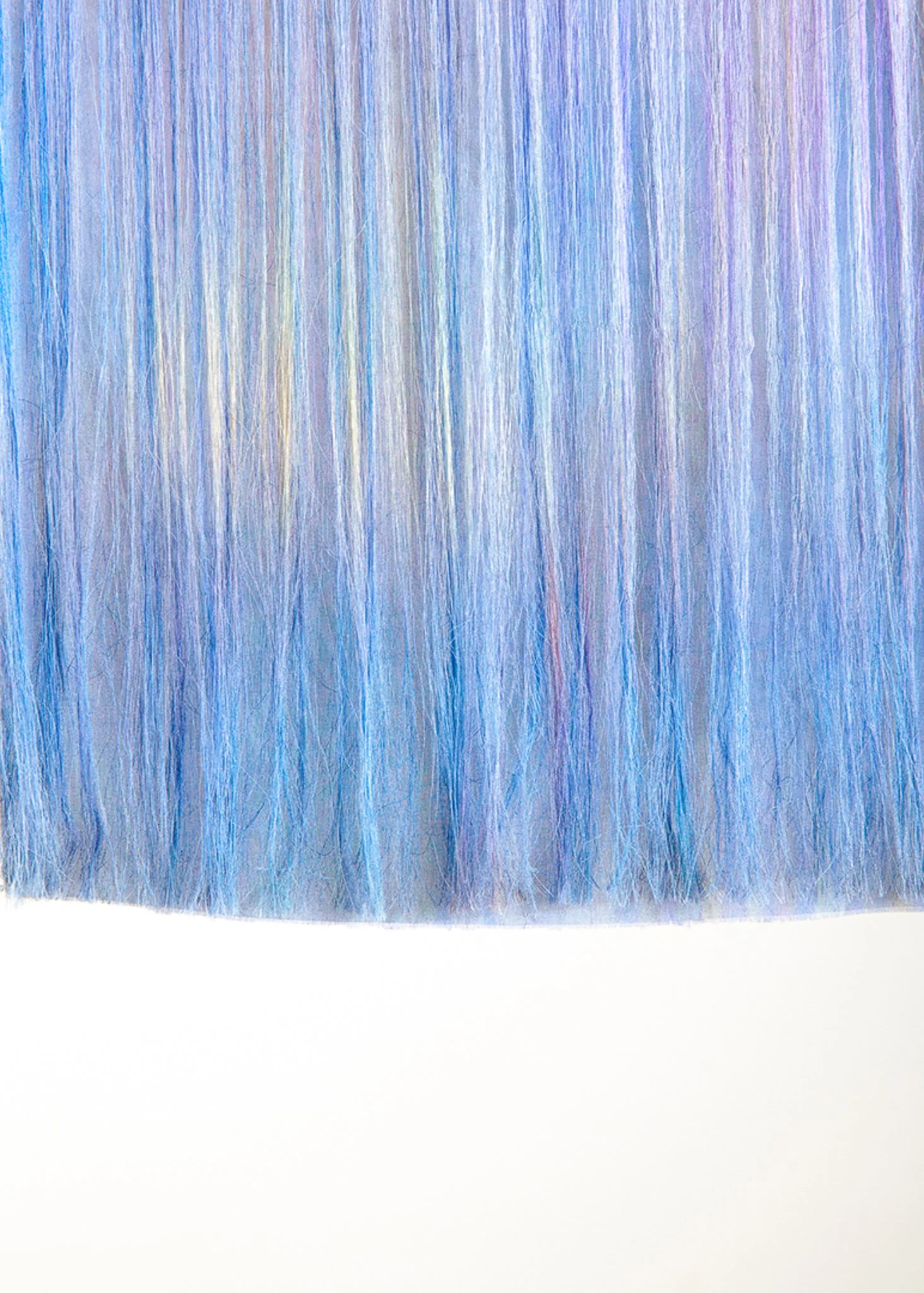 'Triptych Compression (Bruises)', 2021. Silk. 48 x 27 cm.