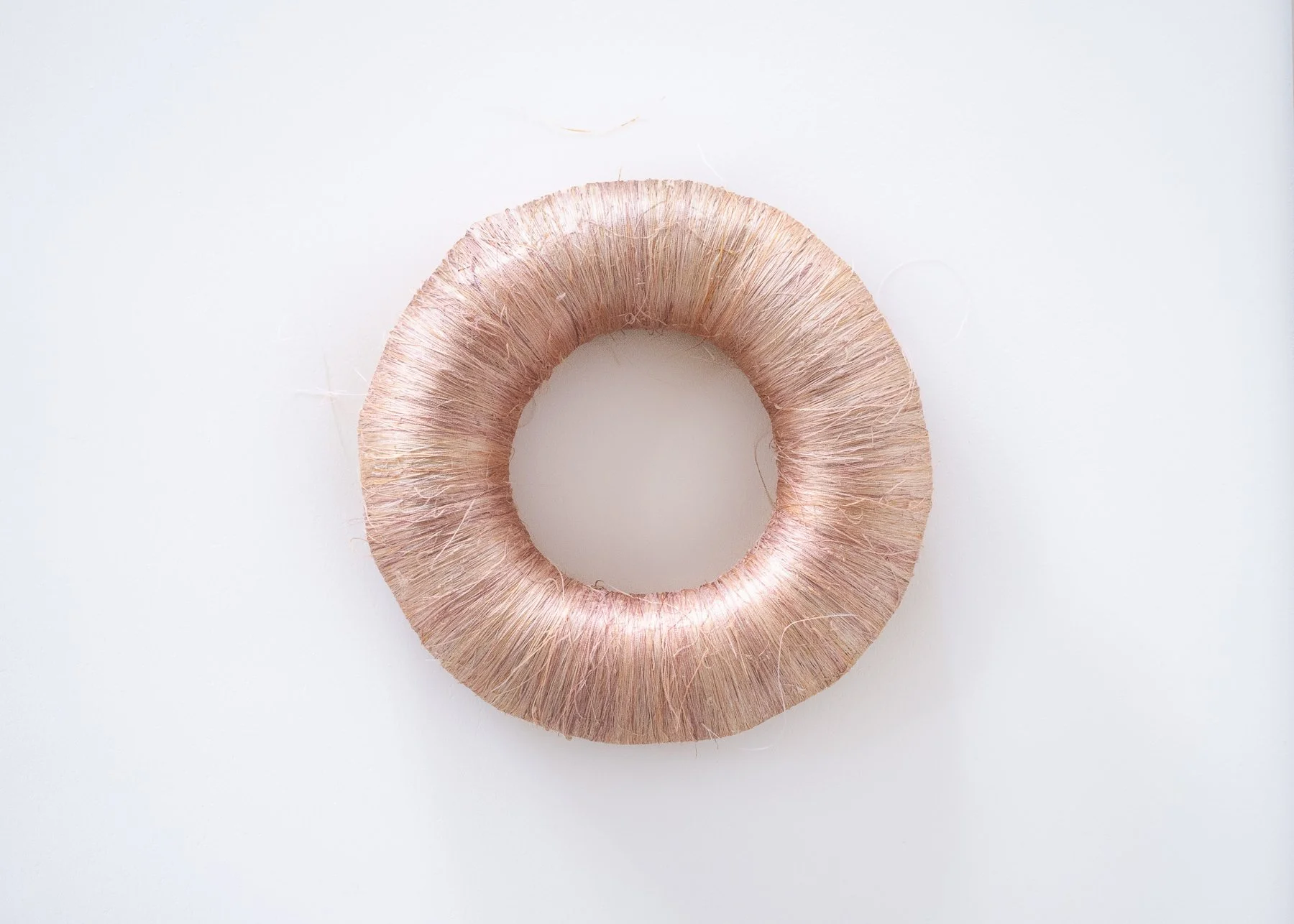 'Extracts of Care (2020)', 2020. Silk, porcelain. 3 × 12 × 12 cm. 