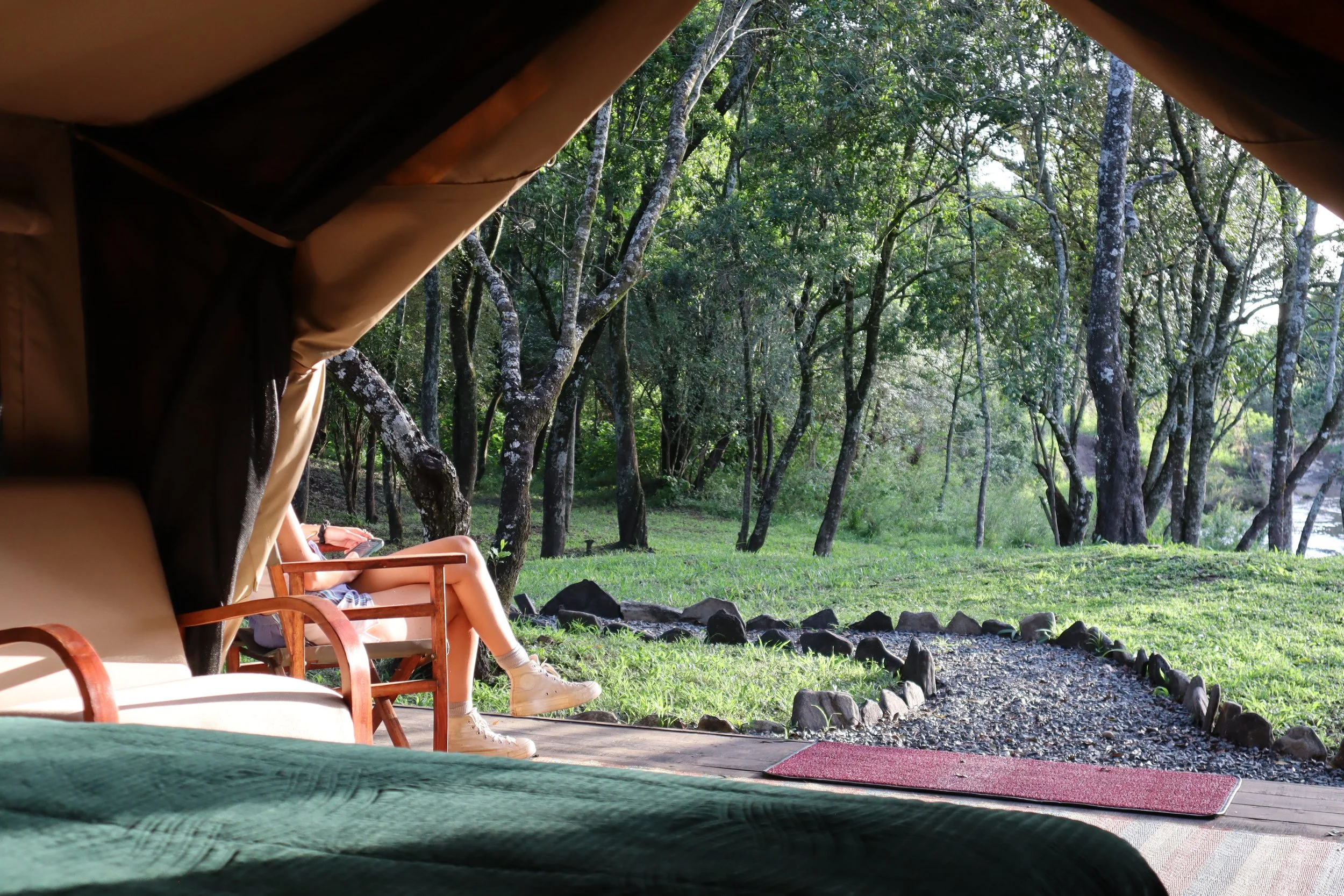 What makes a safari camp feel authentic?
