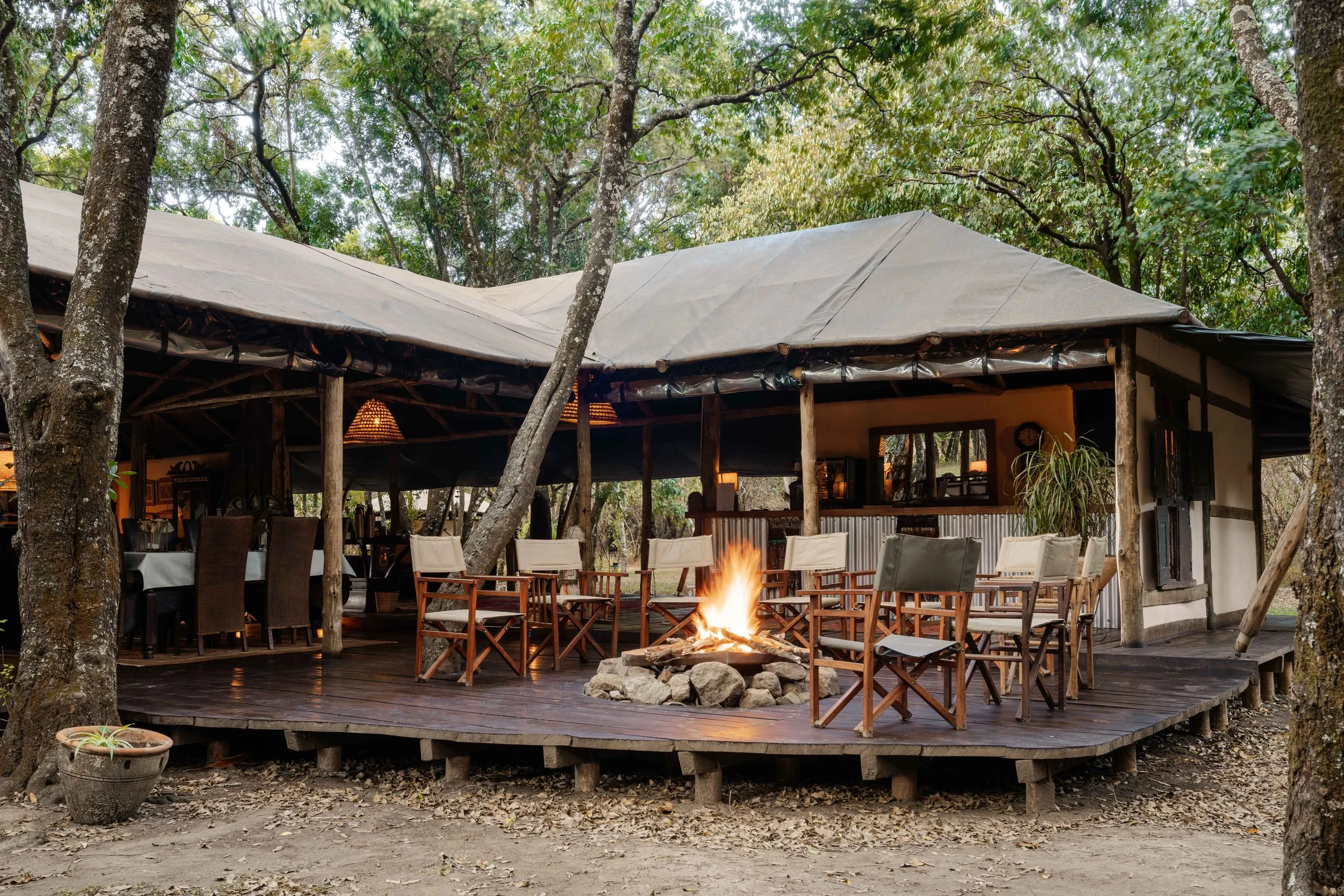 Fireplace in camp affordable luxury.jpg
