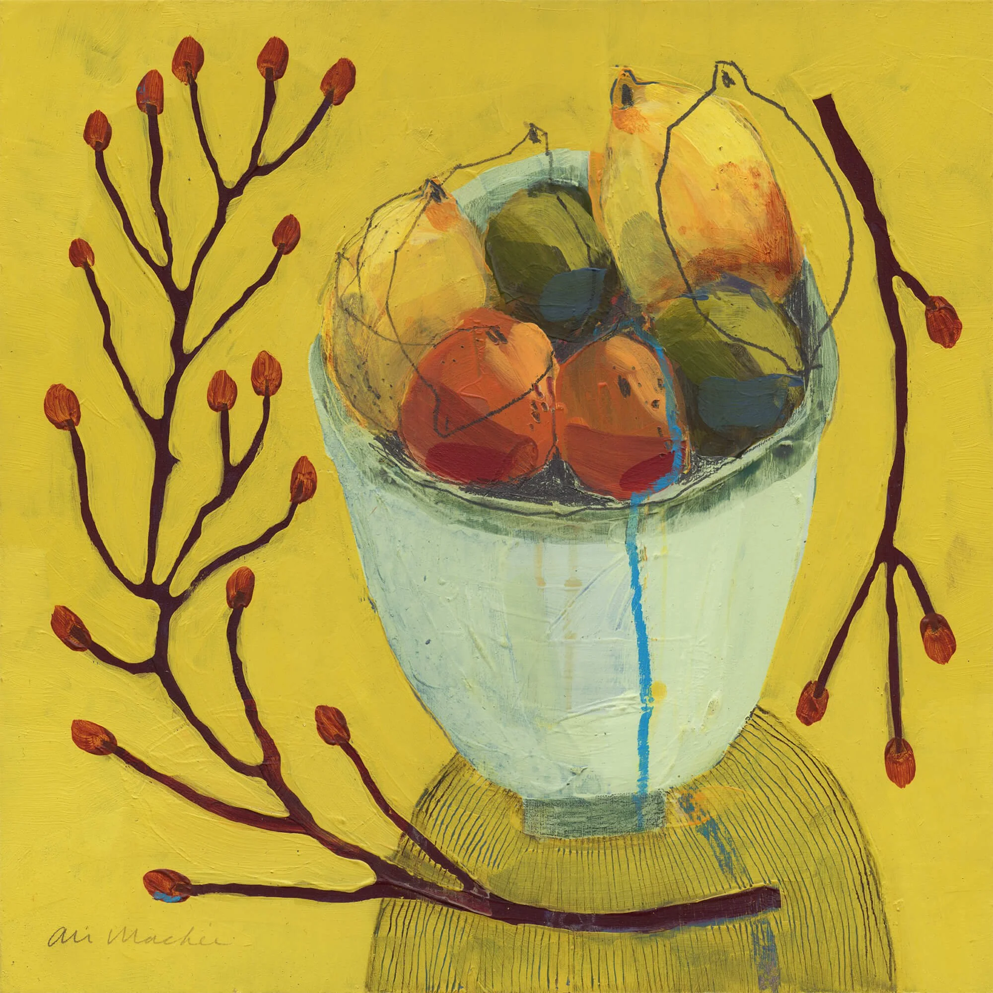 Make Limoncello (30cm x 30cm) £440 available through Magpie Contemporary Art from May 2026