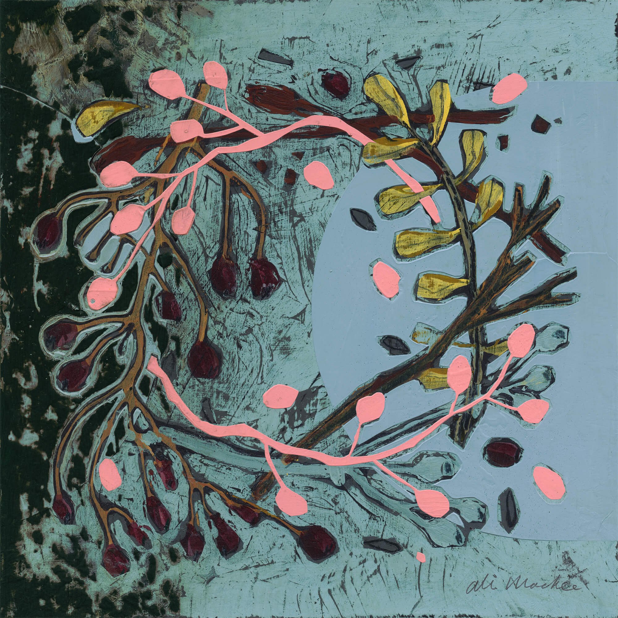 Winslow (30cm x 30cm) available through Emerald Gallery from March 2026