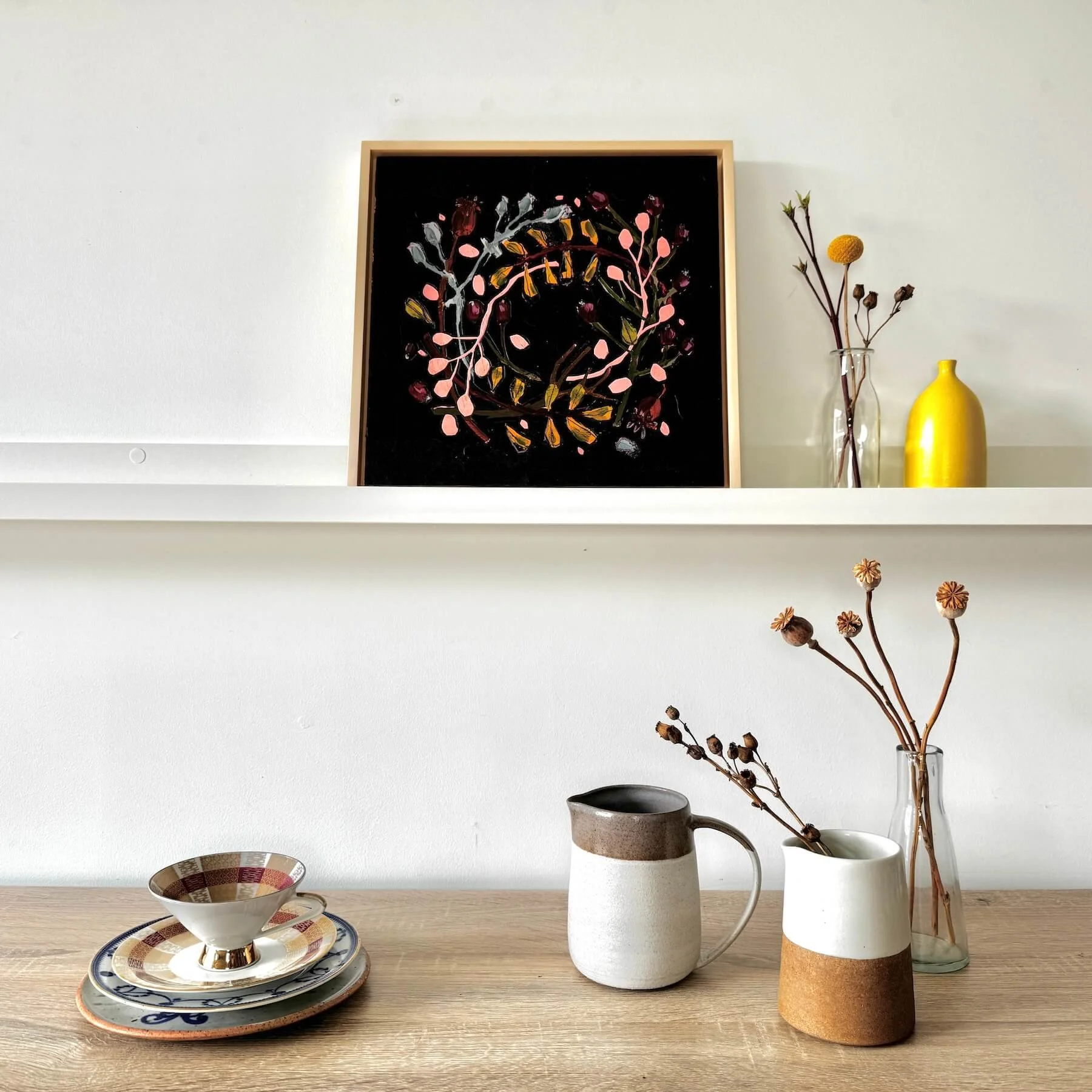 ali-mackie-art-wallis-framed-botanical-wreath-painting-interior.JPG