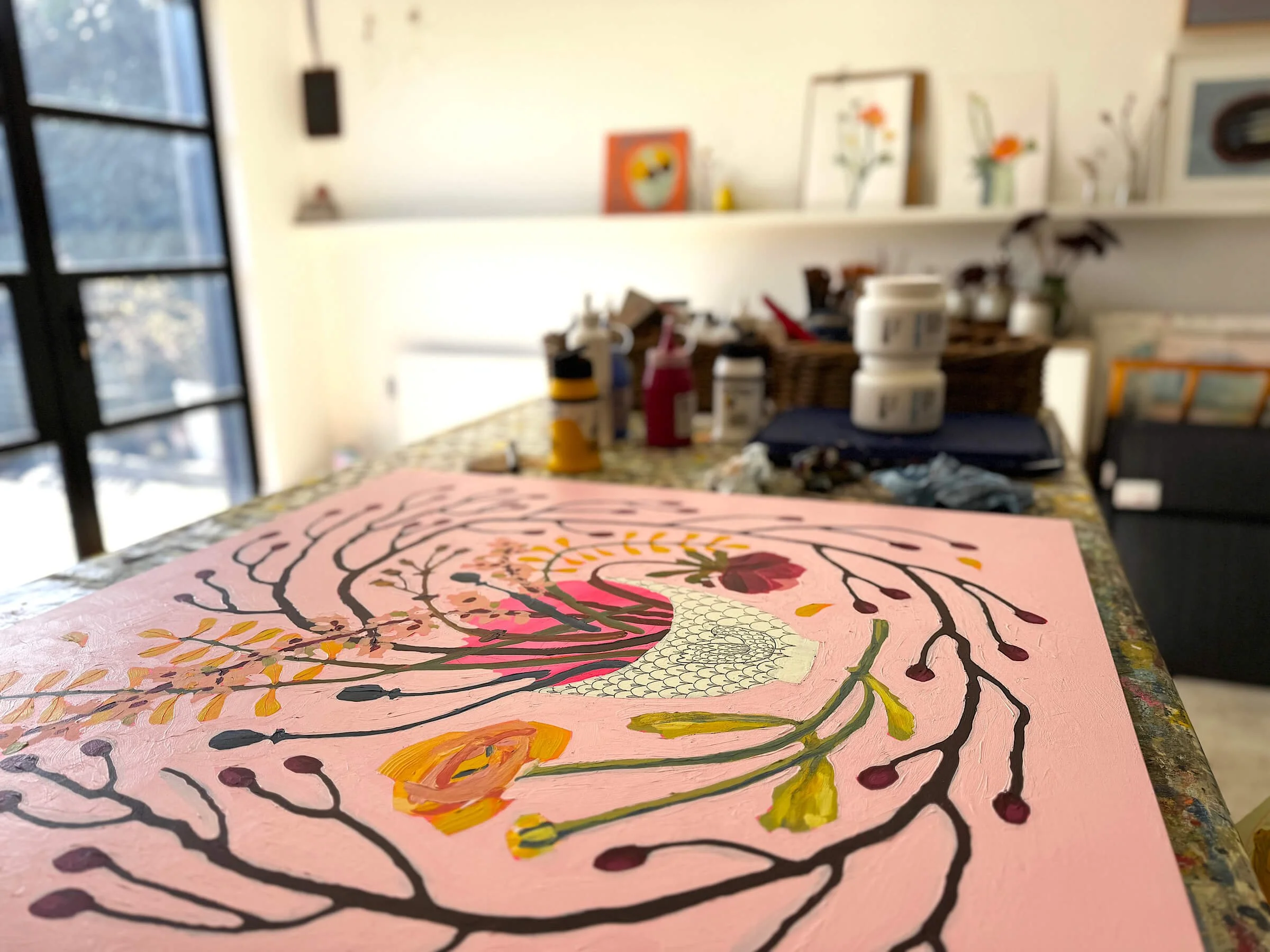 Inside My Studio: From Blank Canvas to Finished Painting