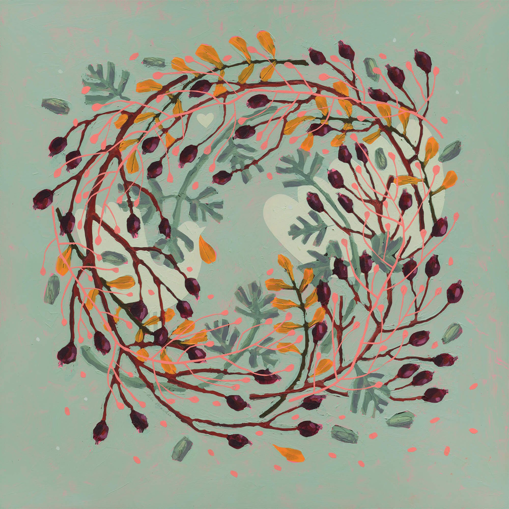 Jack & Wilda (80cm x 80cm) £3,000 available through Magpie Contemporary Art from May 2026