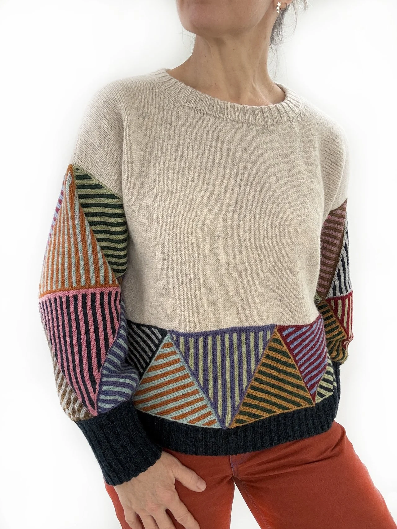 Learn to machine knit: Equilibrium Jumper