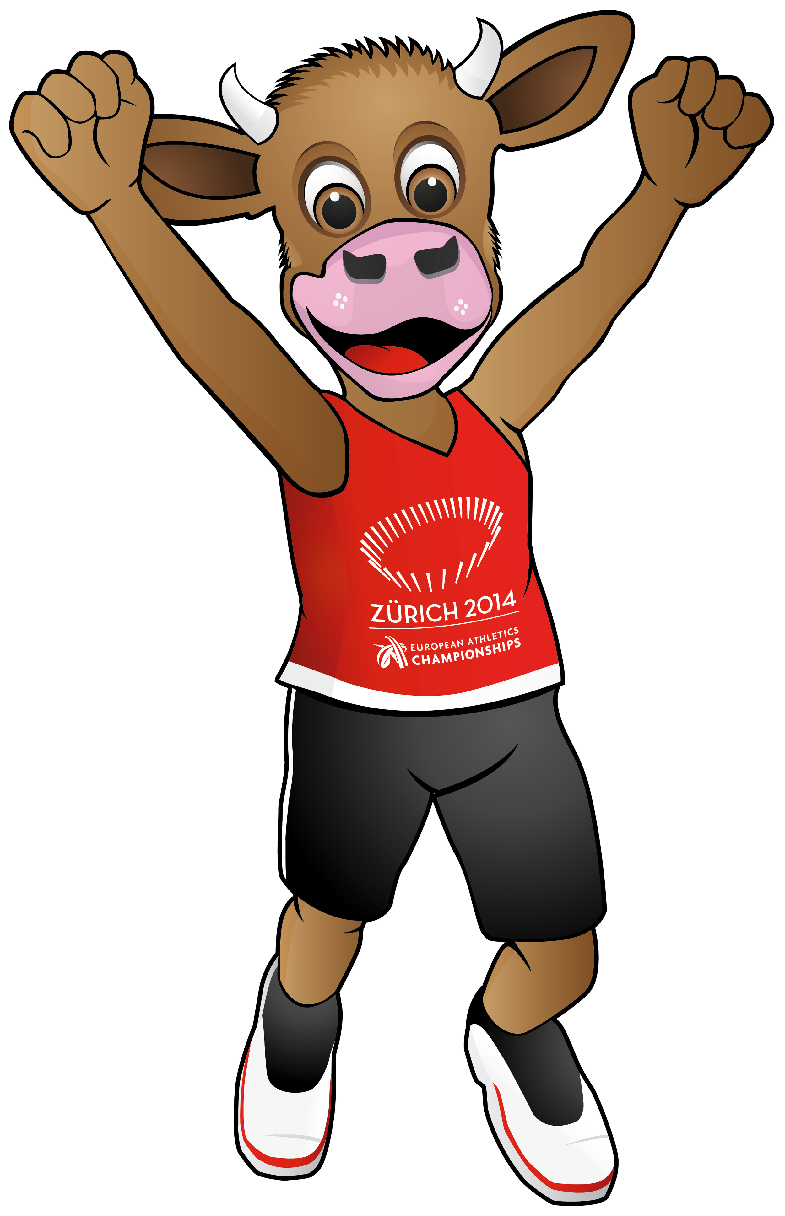 COOLY // Design by RoyWedemaDesign // Official mascot of the 2014 European Athletics Championships, Zurich
