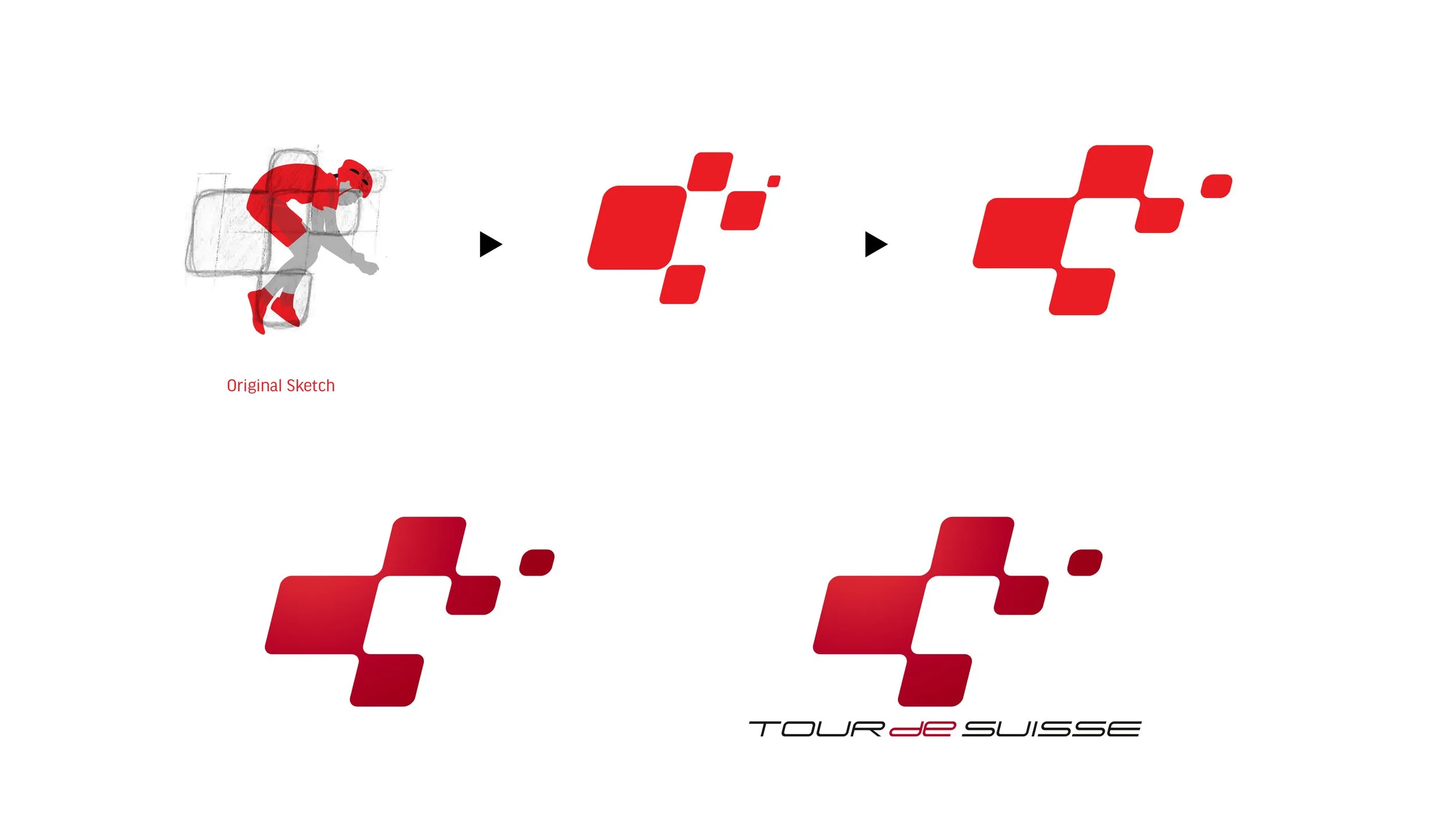 Design Process // Tour de Suisse Logo // RoyWedemaDesign