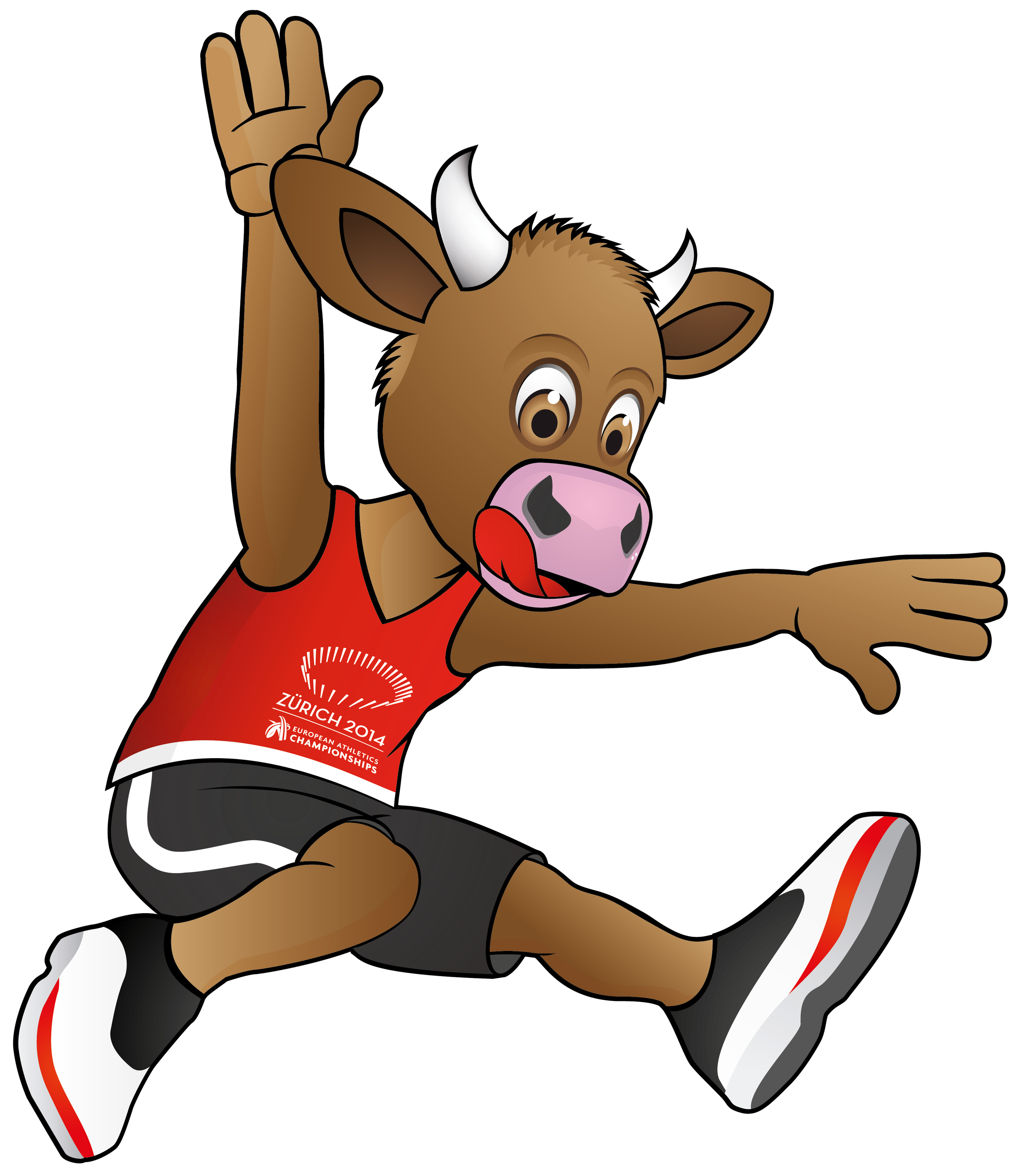 COOLY // Design by RoyWedemaDesign // Official mascot of the 2014 European Athletics Championships, Zurich