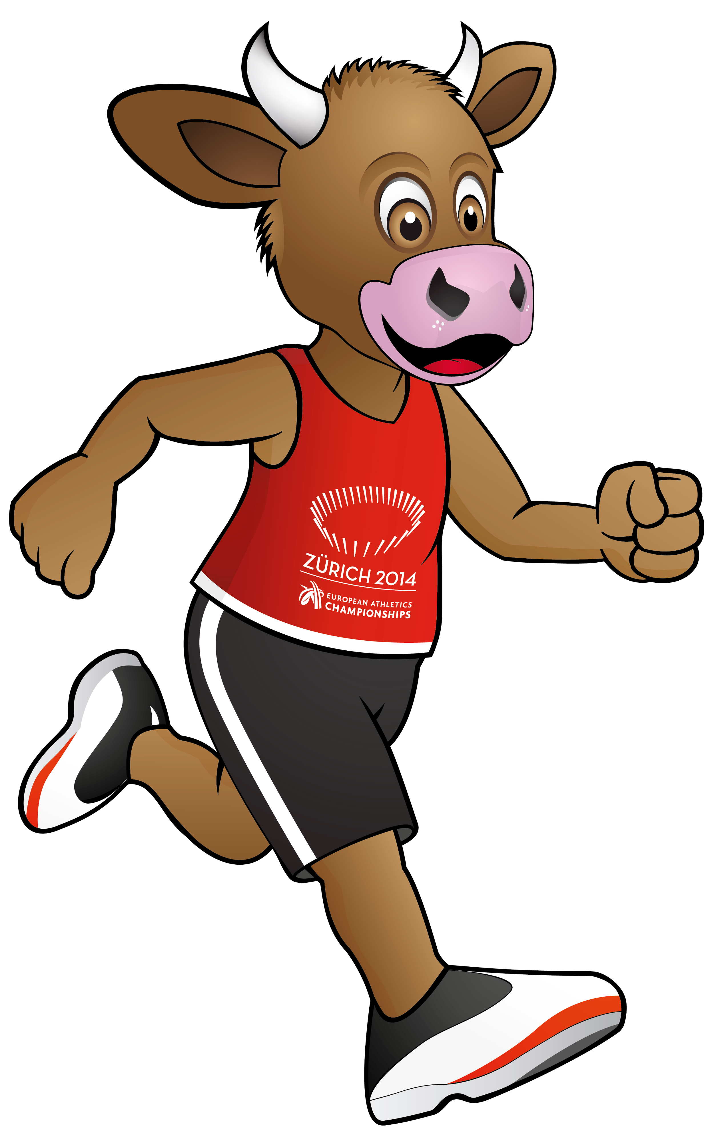 COOLY // Design by RoyWedemaDesign // Official mascot of the 2014 European Athletics Championships, Zurich