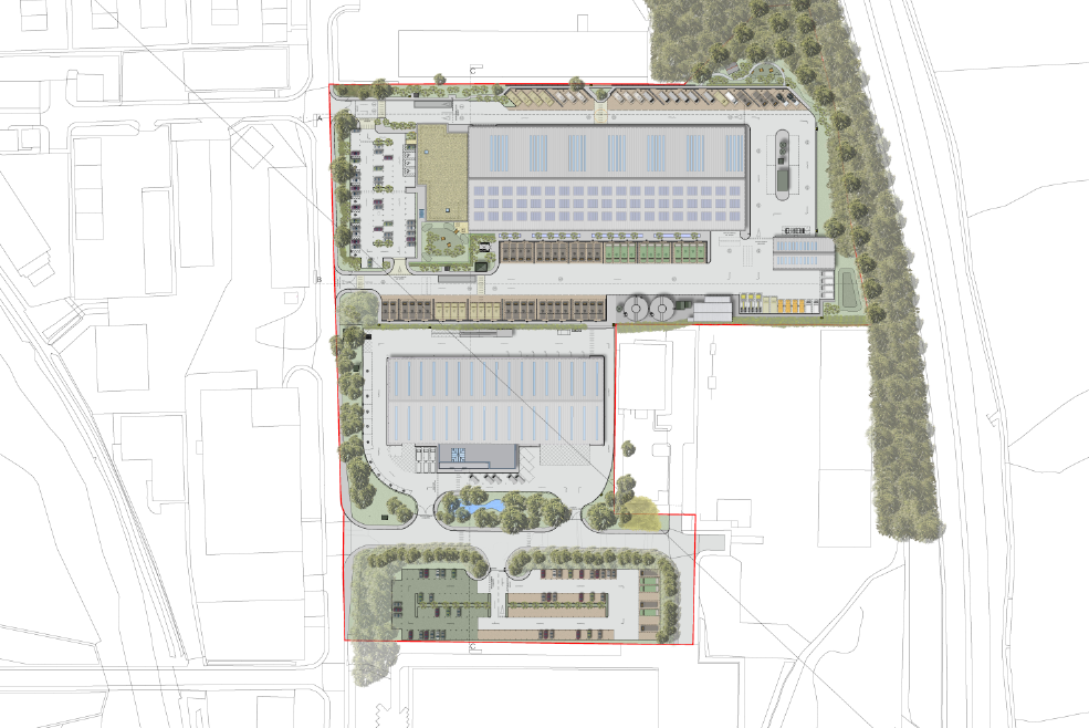 Land at and adjacent to the Former Kautex and Delyn Buildings, Dyffryn Business Park, CF82 7TW|Tir o fewn a gyferbyn a’r hen adeiladau Kautex a Delyn, Parc Busnes Dyffryn, CF82 7TW