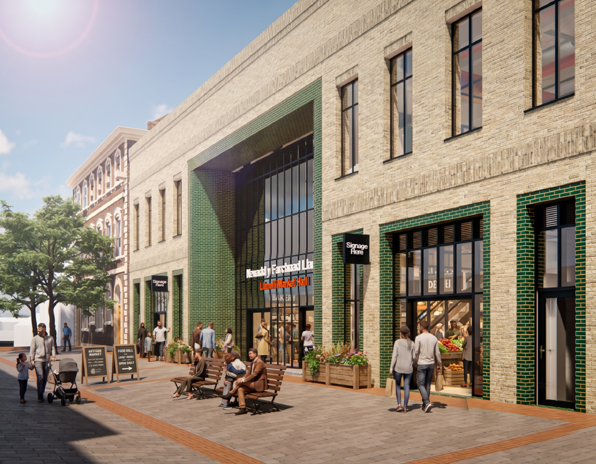 Re-Development of 8-14 Vaughan Street, Llanelli | Ailddatblygiad 8-14 Stryd Vaughan, Llanelli