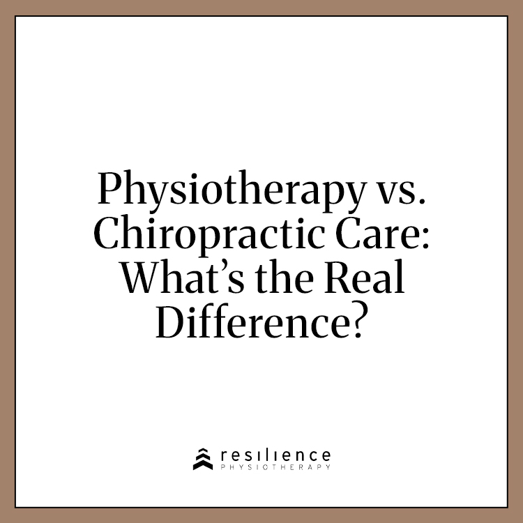 Physiotherapy vs. Chiropractic Care: What’s the Real Difference?