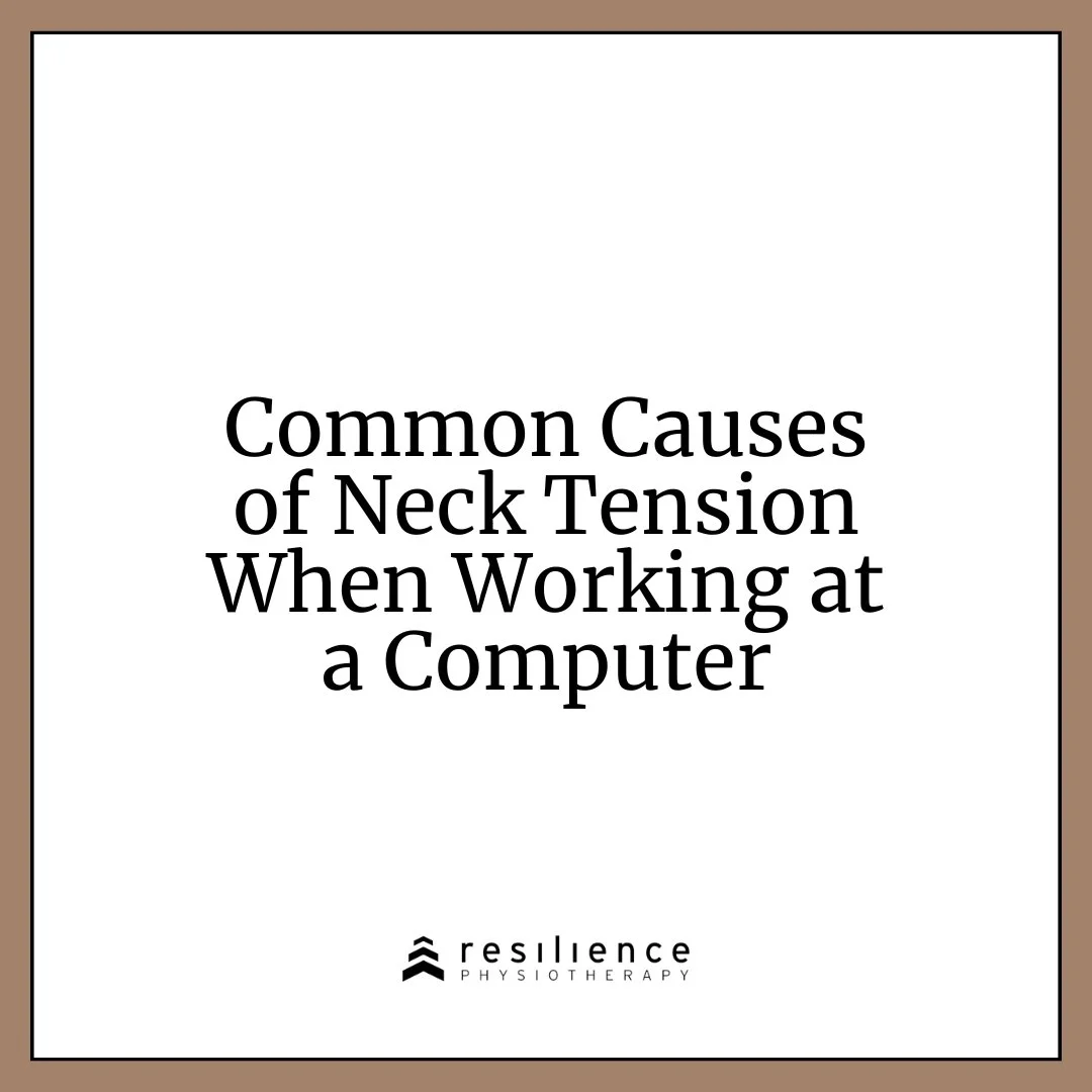 Common Causes of Neck Tension When Working at a Computer - Reducing Neck Tension Caused By Long Computer Use