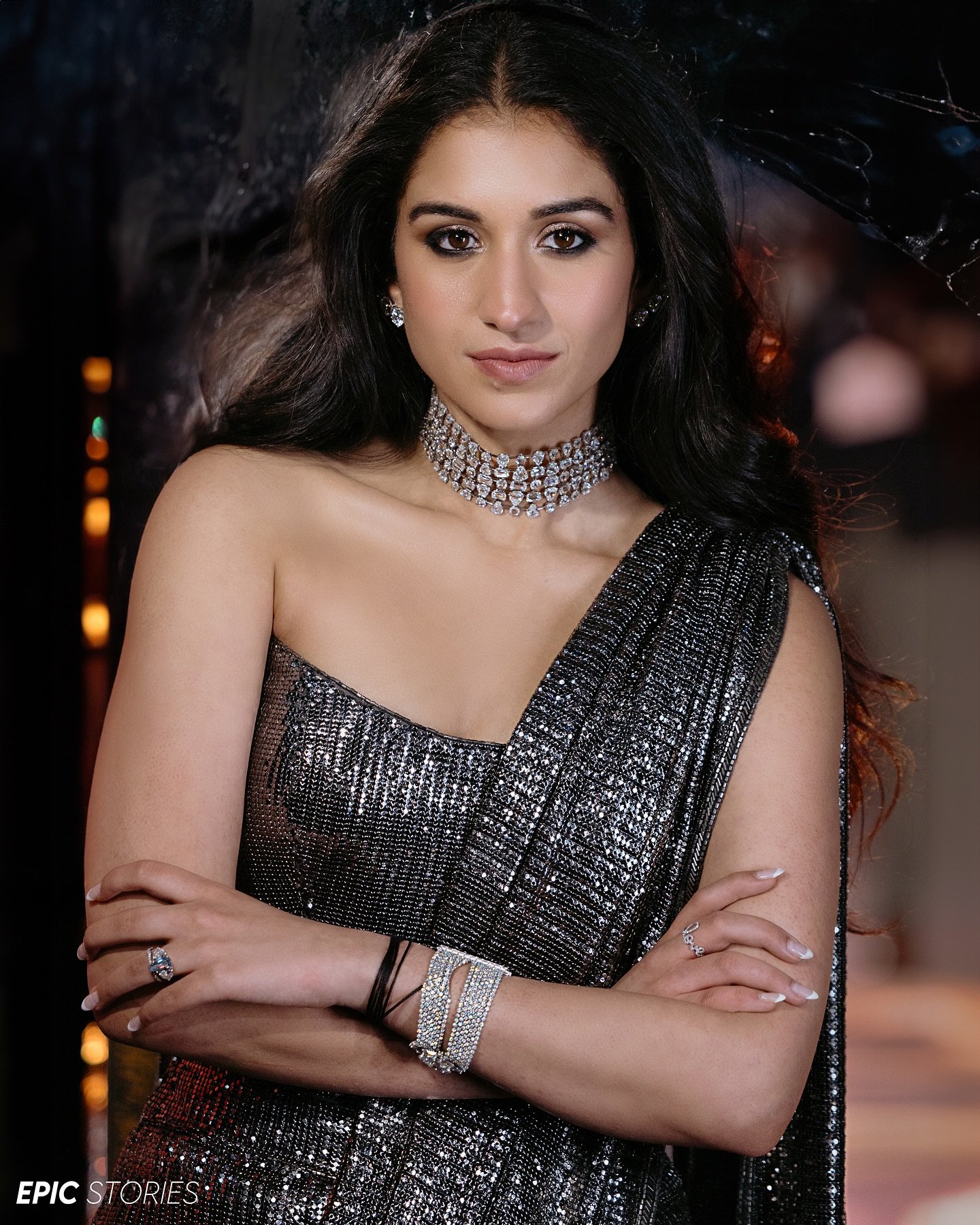 Effortlessly elegant @radhmerch1610 
Shot by @epicstories.in 
Bride Side Planner @reshmesaigalweddings 
Outfit: @manishmalhotravows 

@dolly.jain @loveleen_makeupandhair @manishmalhotra05 

#ambaniwedding #radhikamerchant #anantambani