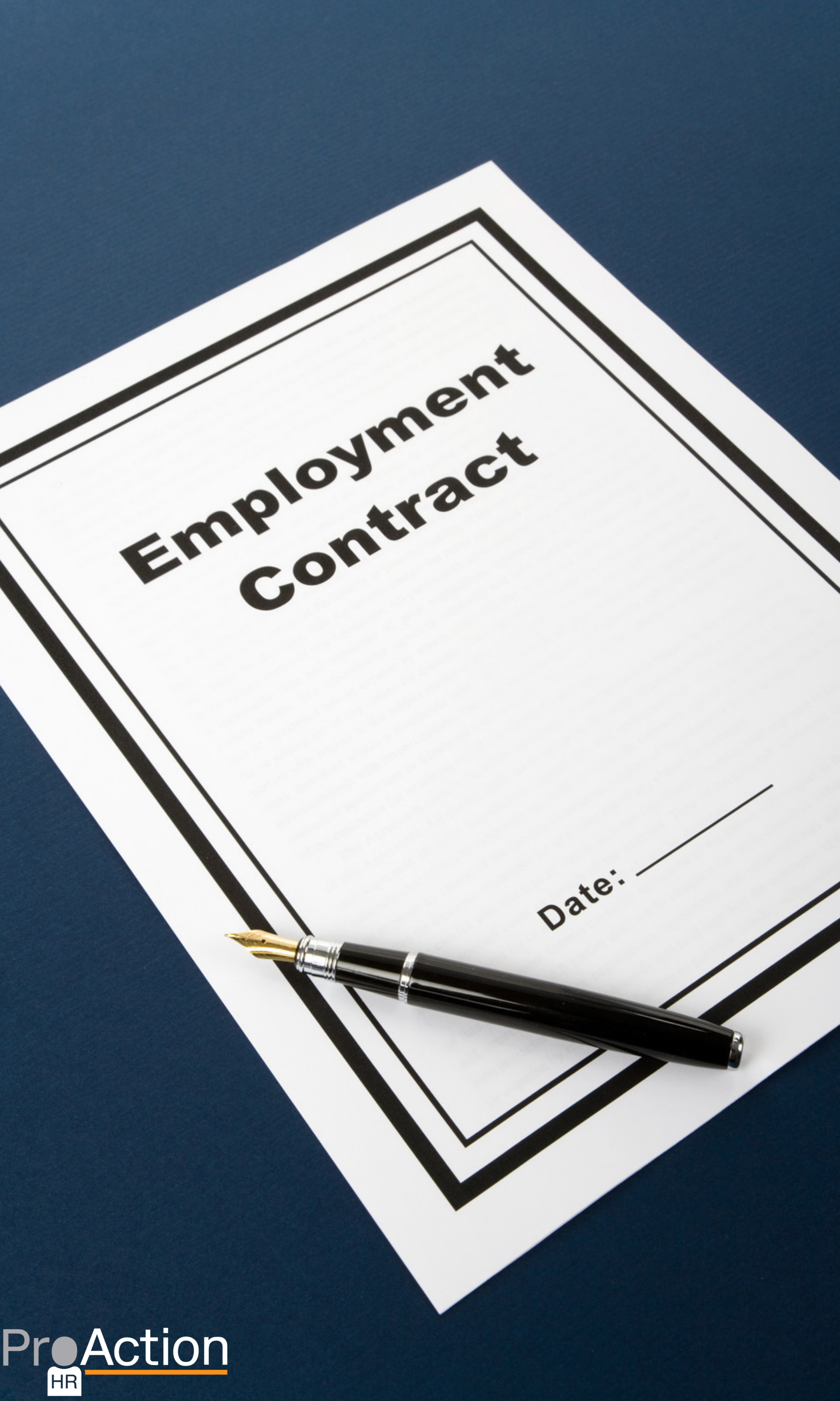 Contract and pen