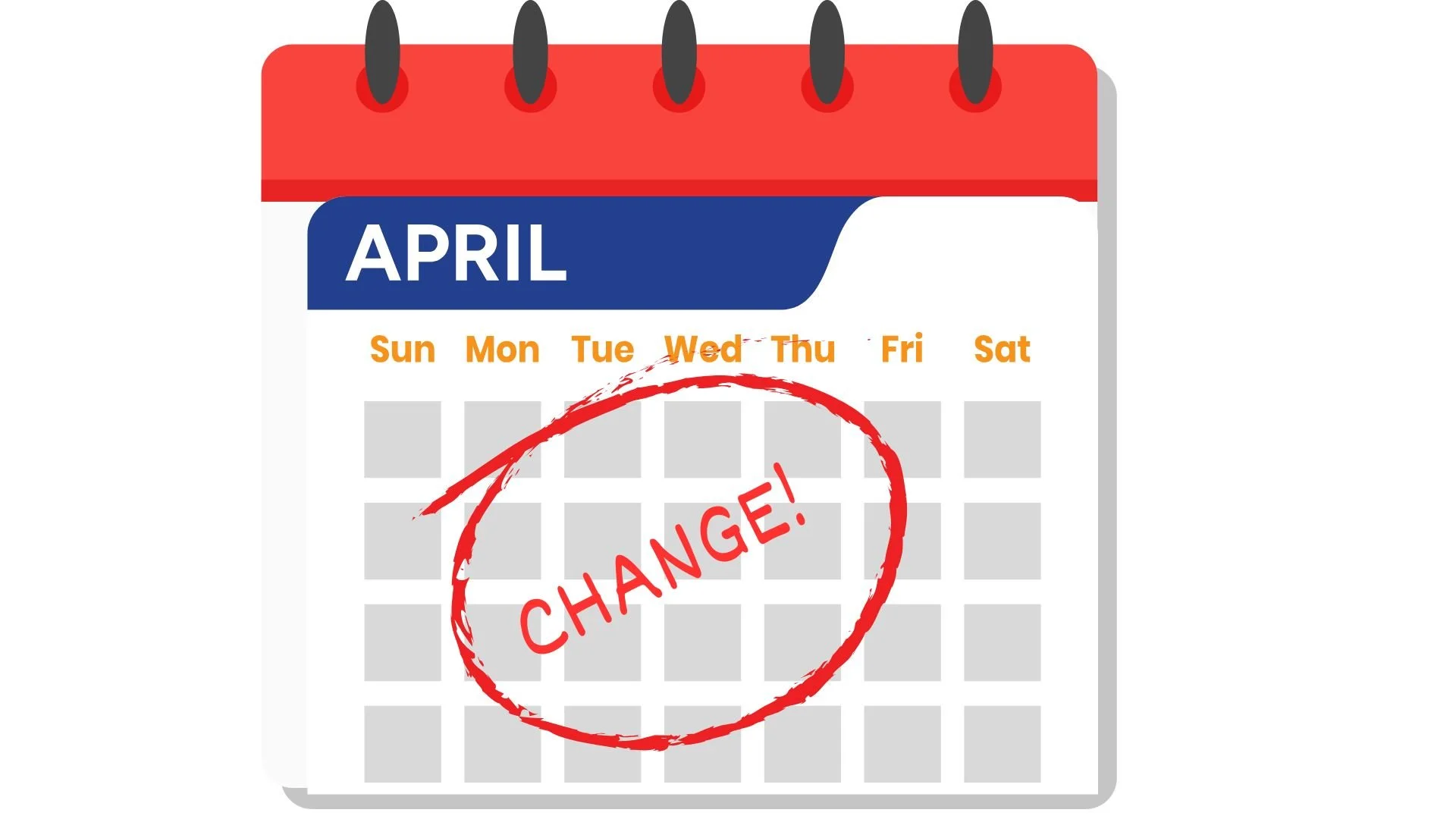 April 2026 circled month