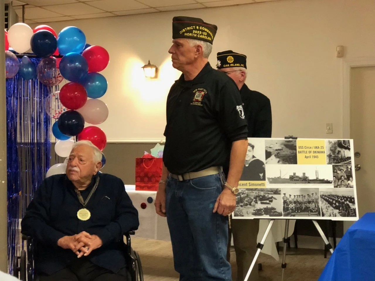 Birthday celebration of World War II Veteran