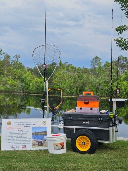 "Loaded" Fishing Cart Raffle