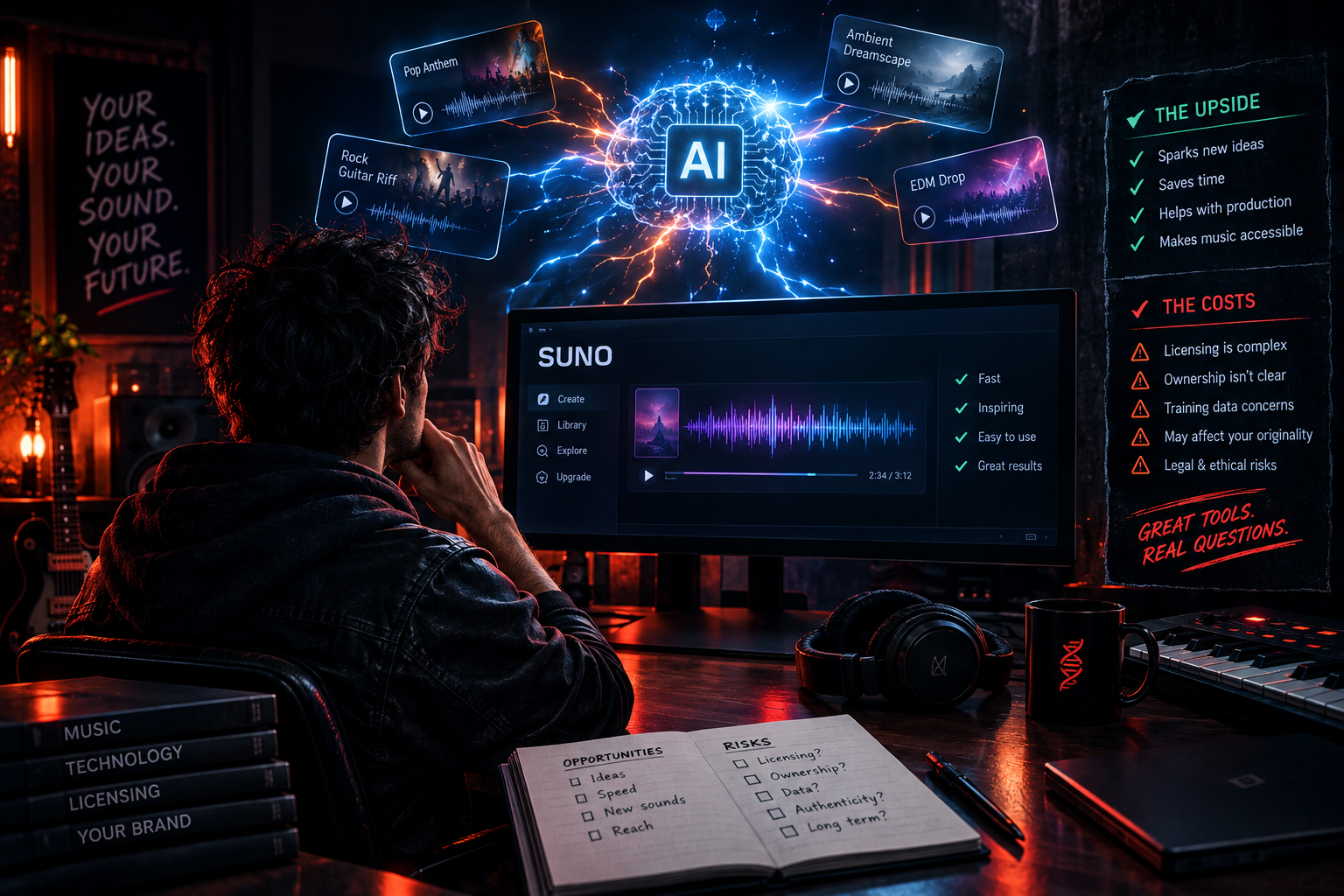 Borrowed Lightning: What AI Music Tools Really Give (and Cost) Independent Artists