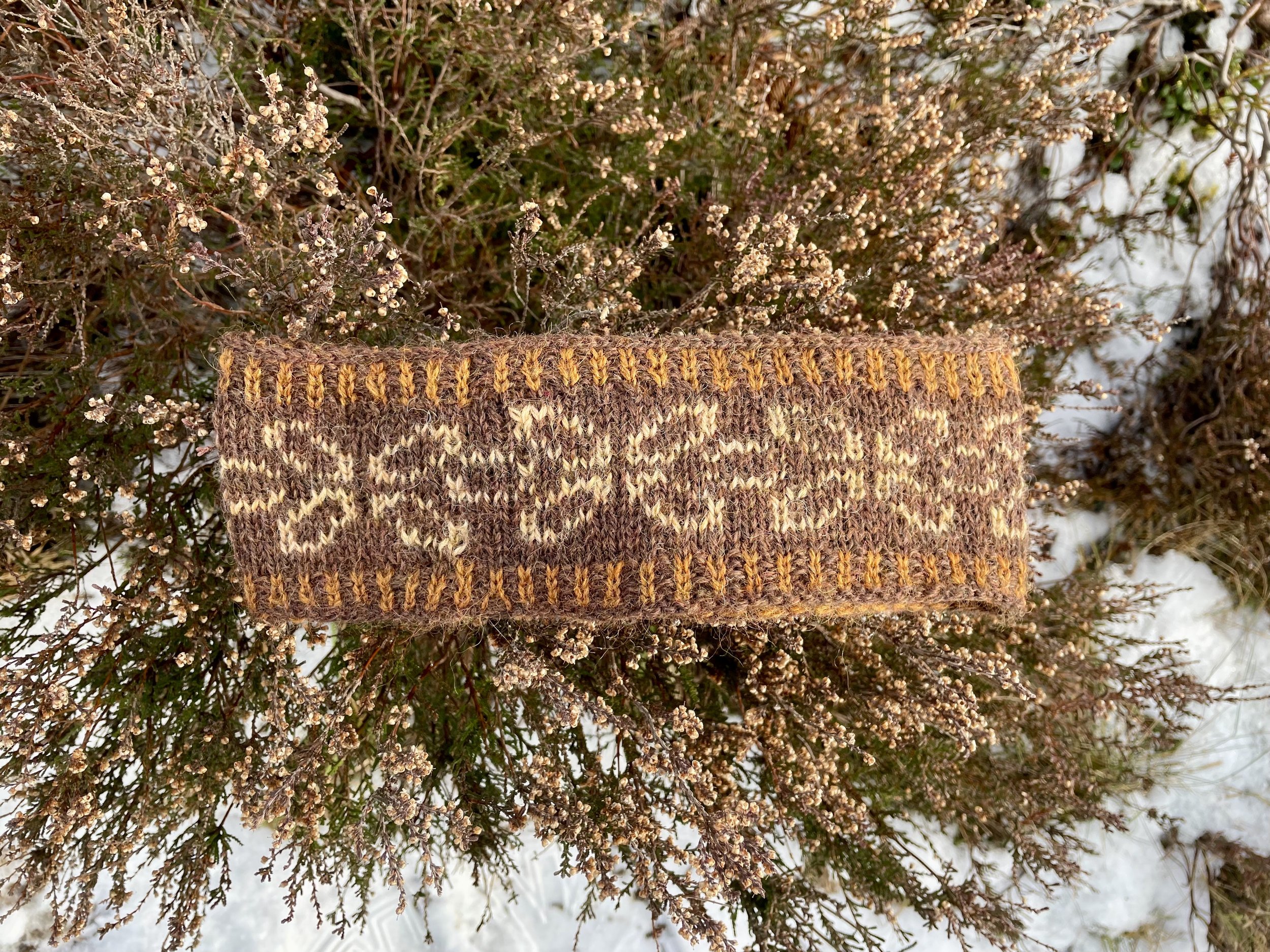 Fair Isle Headband Knitting