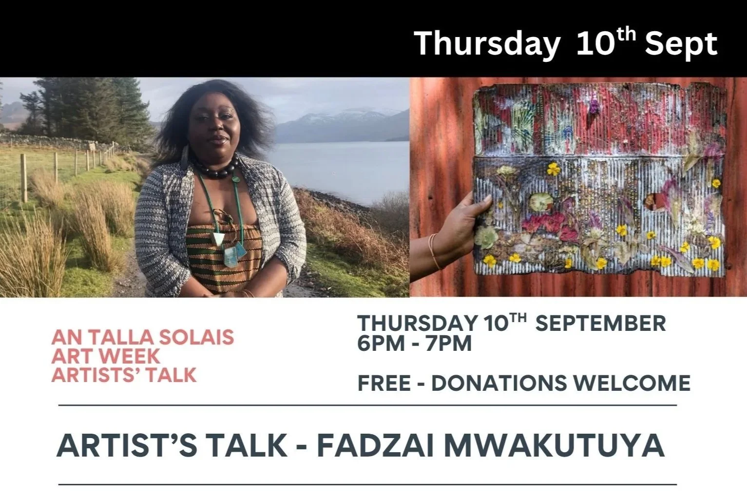 Art Week : Artist’s Talk - Fadzai Mwakutuya