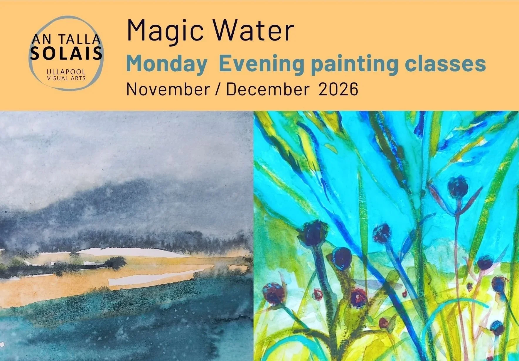Magic Water - Painting Evening class with Rachel Grant
