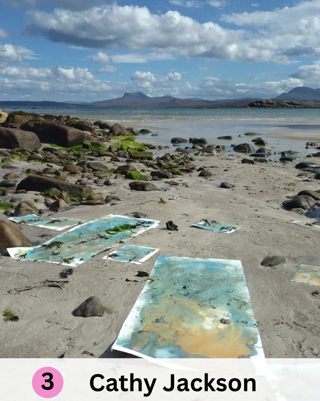 Mixed media: cyanotype, ink, acrylic
and oil | 

Ullapool
