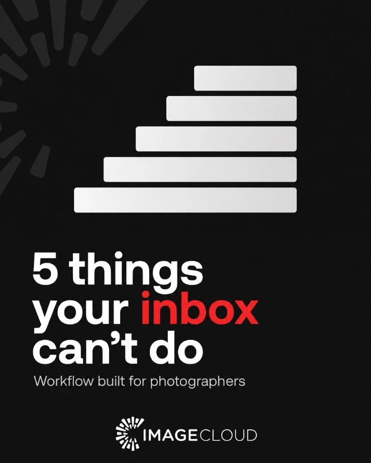 Most photographers upgrade their camera body before they upgrade how they manage files, feedback, and client delivery.

That's backwards.

Your inbox wasn't built to track versions, route edits, or keep 10,000 images searchable across six months of p