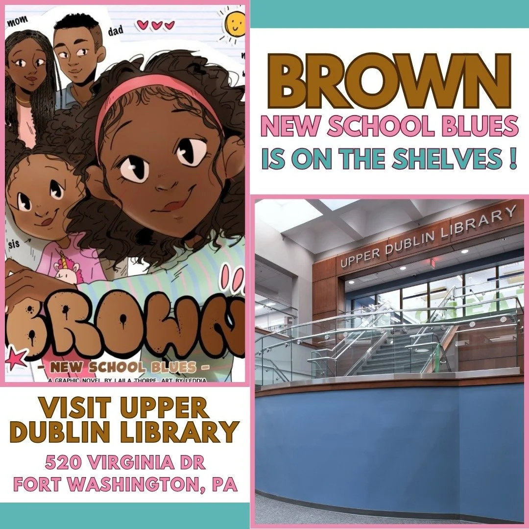 BROWN: New School Blues Is Officially On The Shelves Of Upper Dublin Library !🥳😄

If you live in PA , visit Upper Dublin Library and check out my book BROWN: New School Blues by Laila Thorpe.

Please Share and Support ! Thank you !

#books #philade