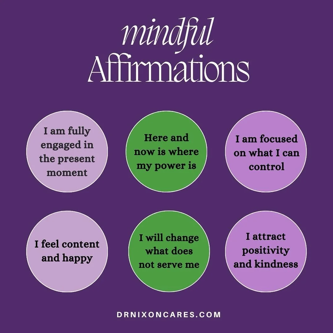 Remember these daily mindful affirmations.

#dailyaffirmations #mindfulness #mindbodysoul