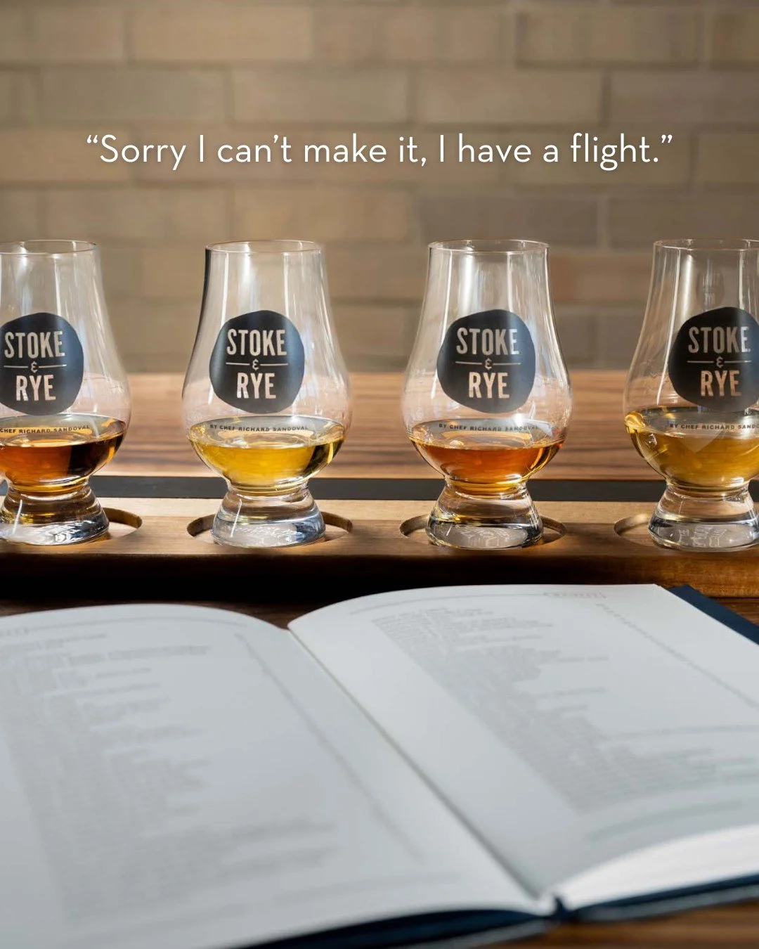 It's called priorities 🥃 

#stokeandrye #westinriverfront #riverfrontvillage #chefrichardsandoval @chefrichardsandoval