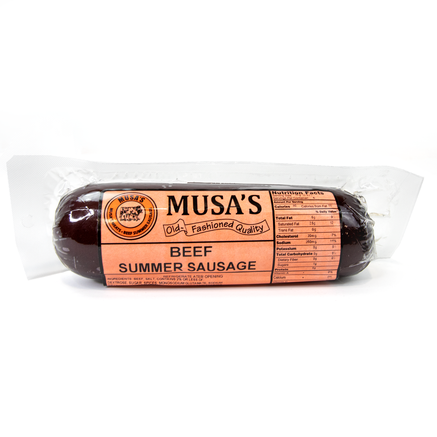Beef Summer Sausage — Musa's Albanian Style Sausage