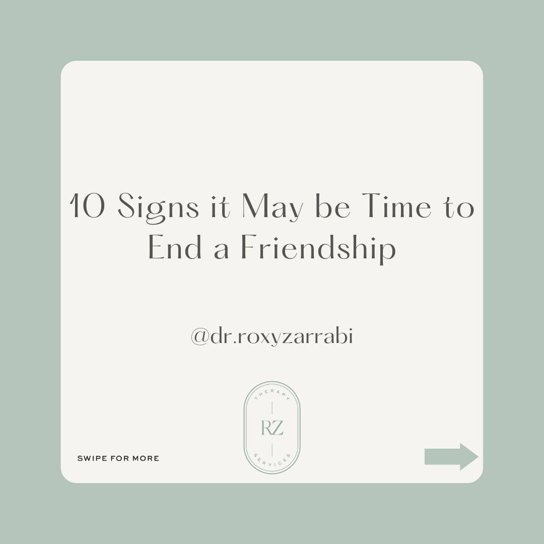 Knowing when it's time to end a friendship is never easy. It takes courage to let go when holding on to a friendship does more harm than good. Recognizing when a chapter needs to close is an act of self-care. It's about honoring your boundaries, prot