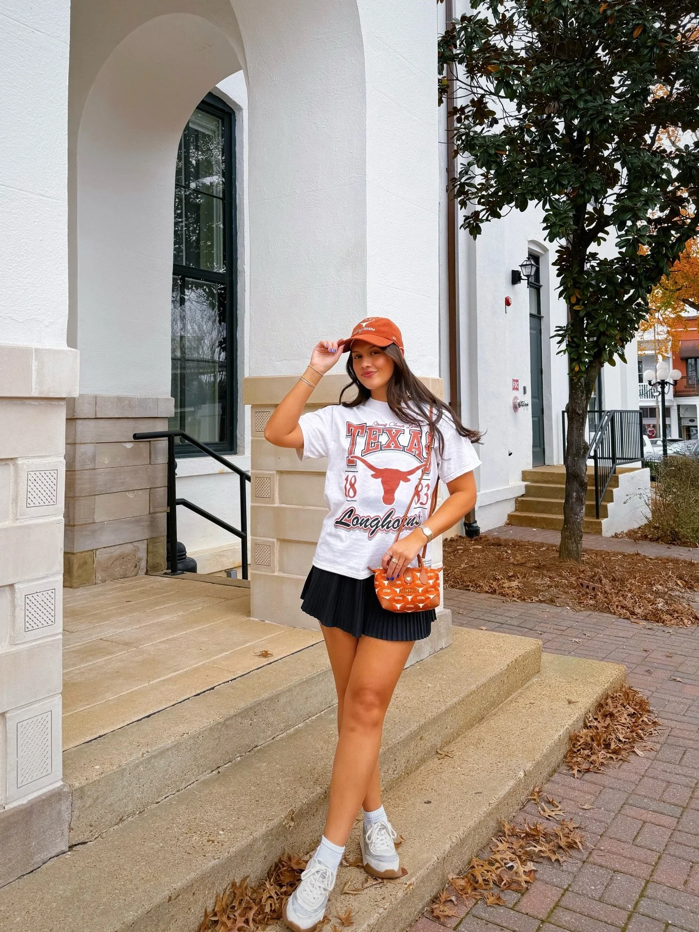 repping Texas even at Ole Miss&hellip; OBSESSED with the @47 x  @stoneyclover collab🧡❤️ #47 #SCL #47Partner #gameday #siblingrivalry
