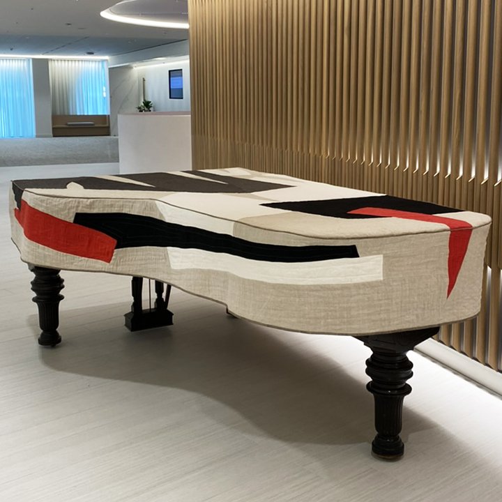 Clapton Bite: A textile art commission for Linklaters
