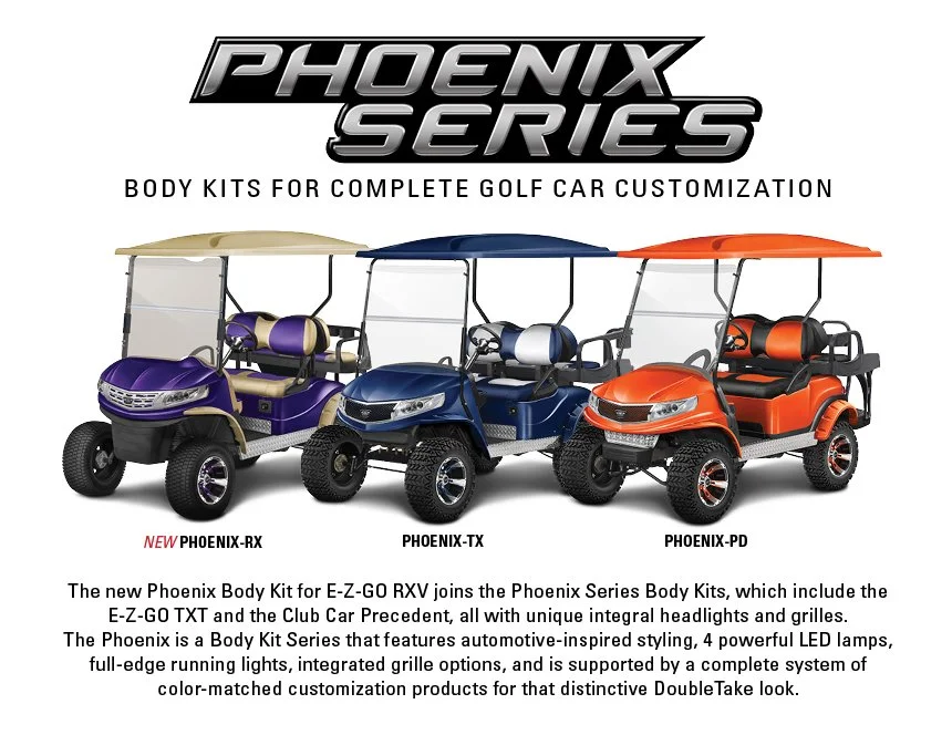 Phoenix Series Landing — DoubleTake Golf Car