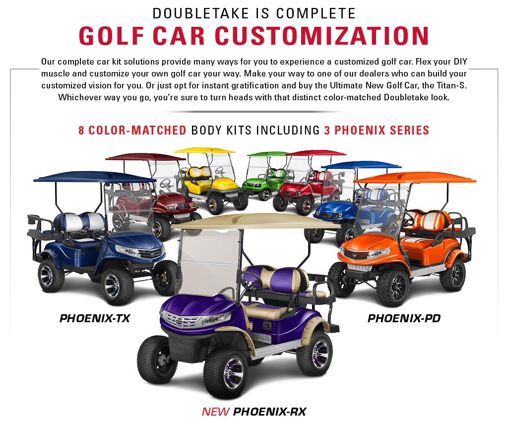 Club Car DS Golf Cart Spartan Body Kit by DoubleTake