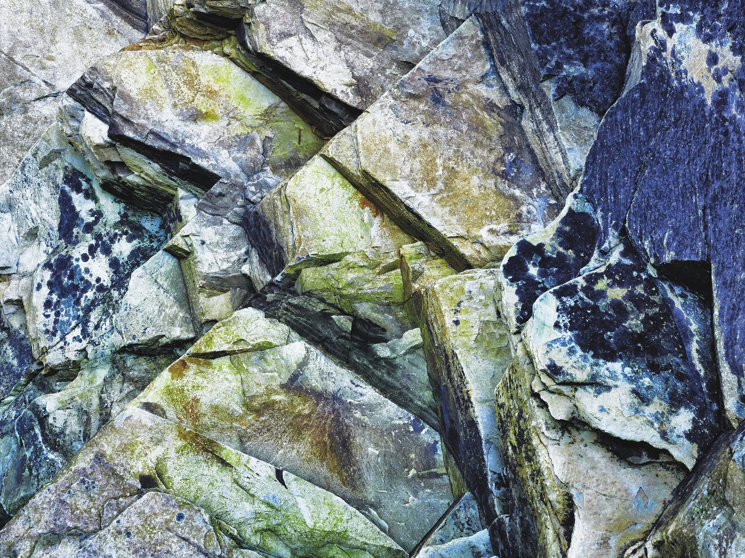 Photo, Geometric Shapes, Rock