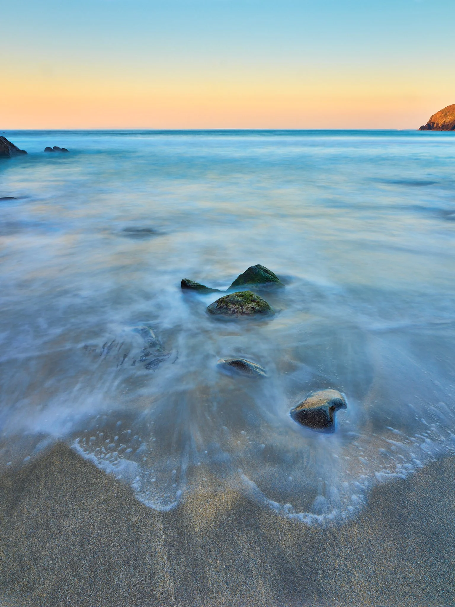 Caerfai Beach in the Early Morning