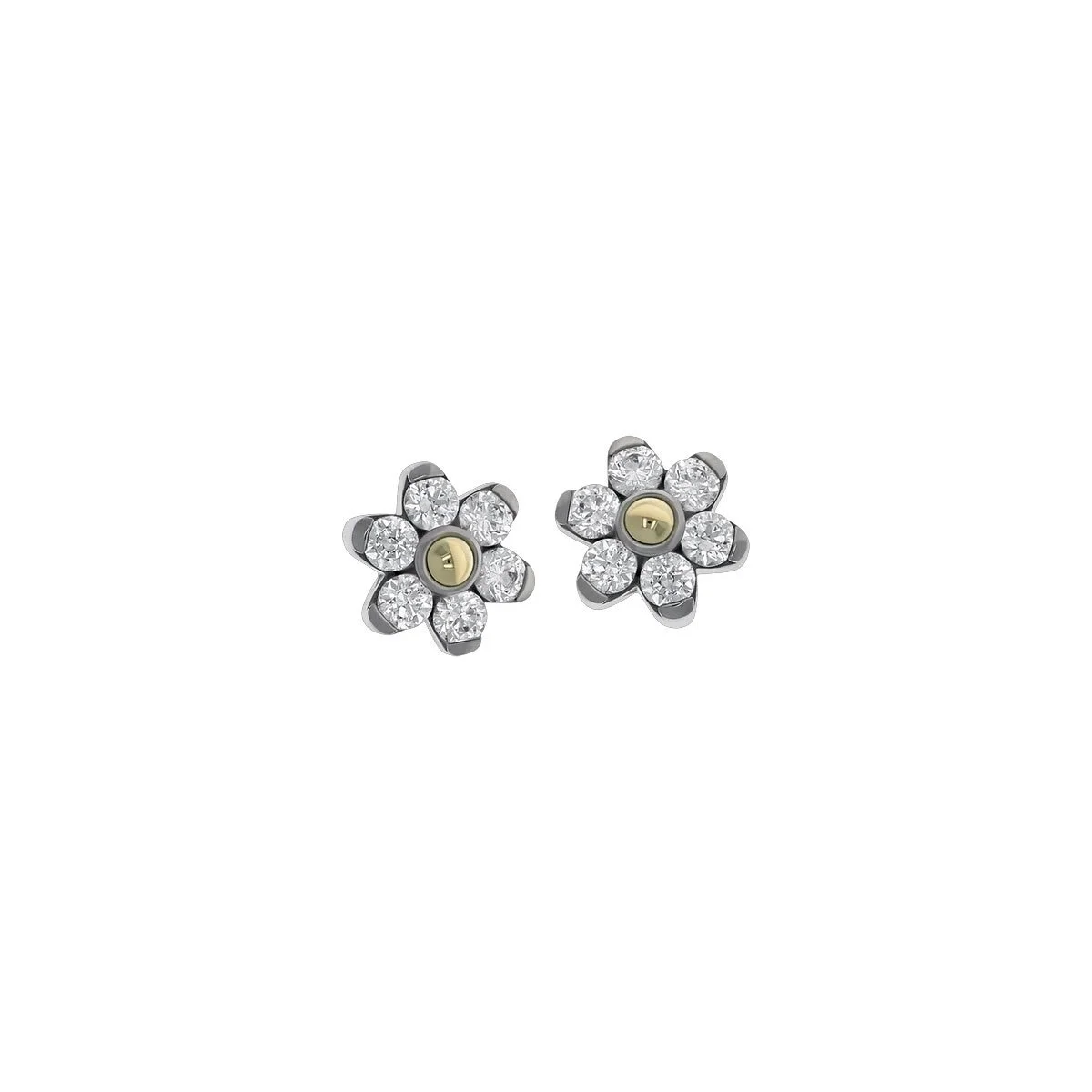 Titanium Threaded Flower