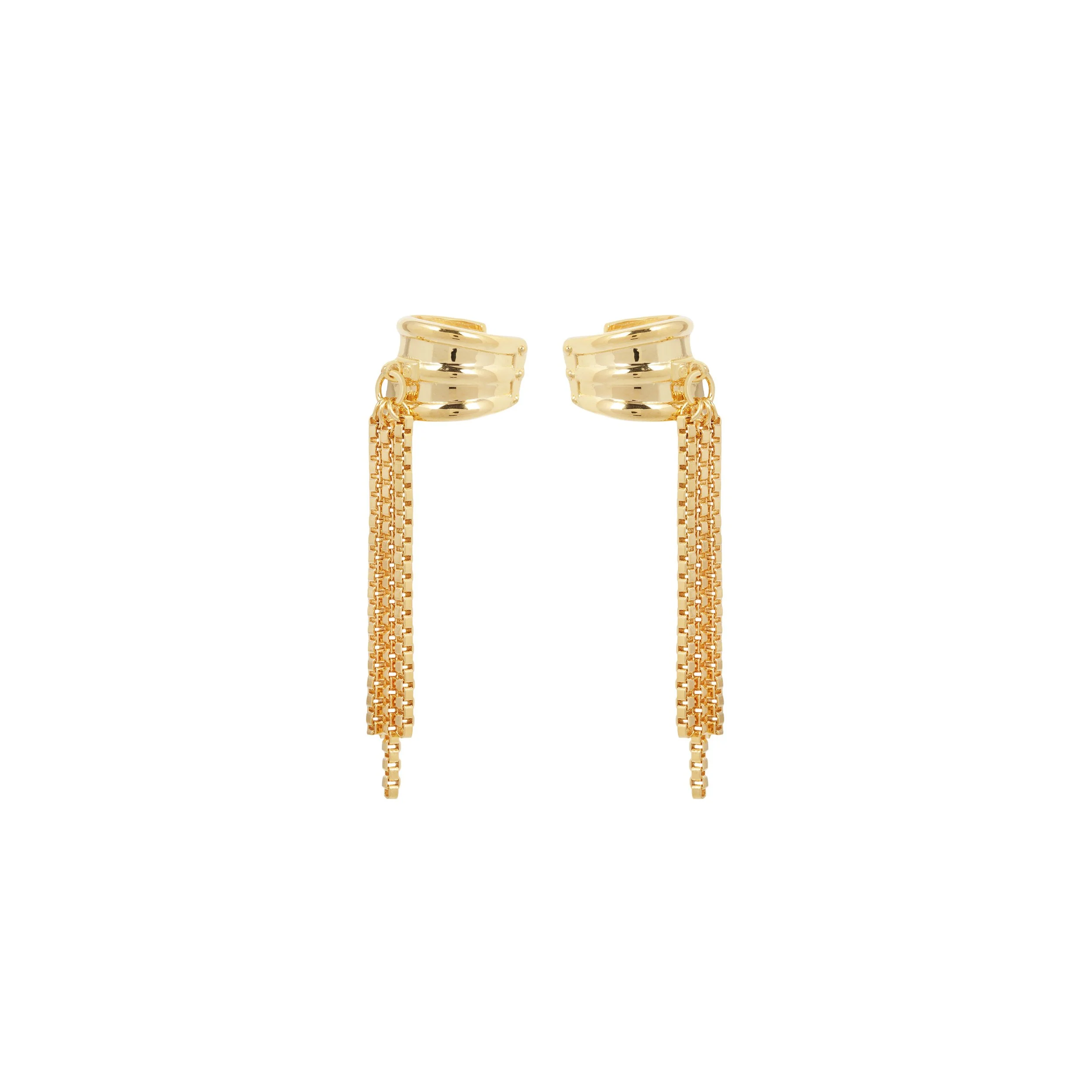 Gold Plated Collared Ear Cuff