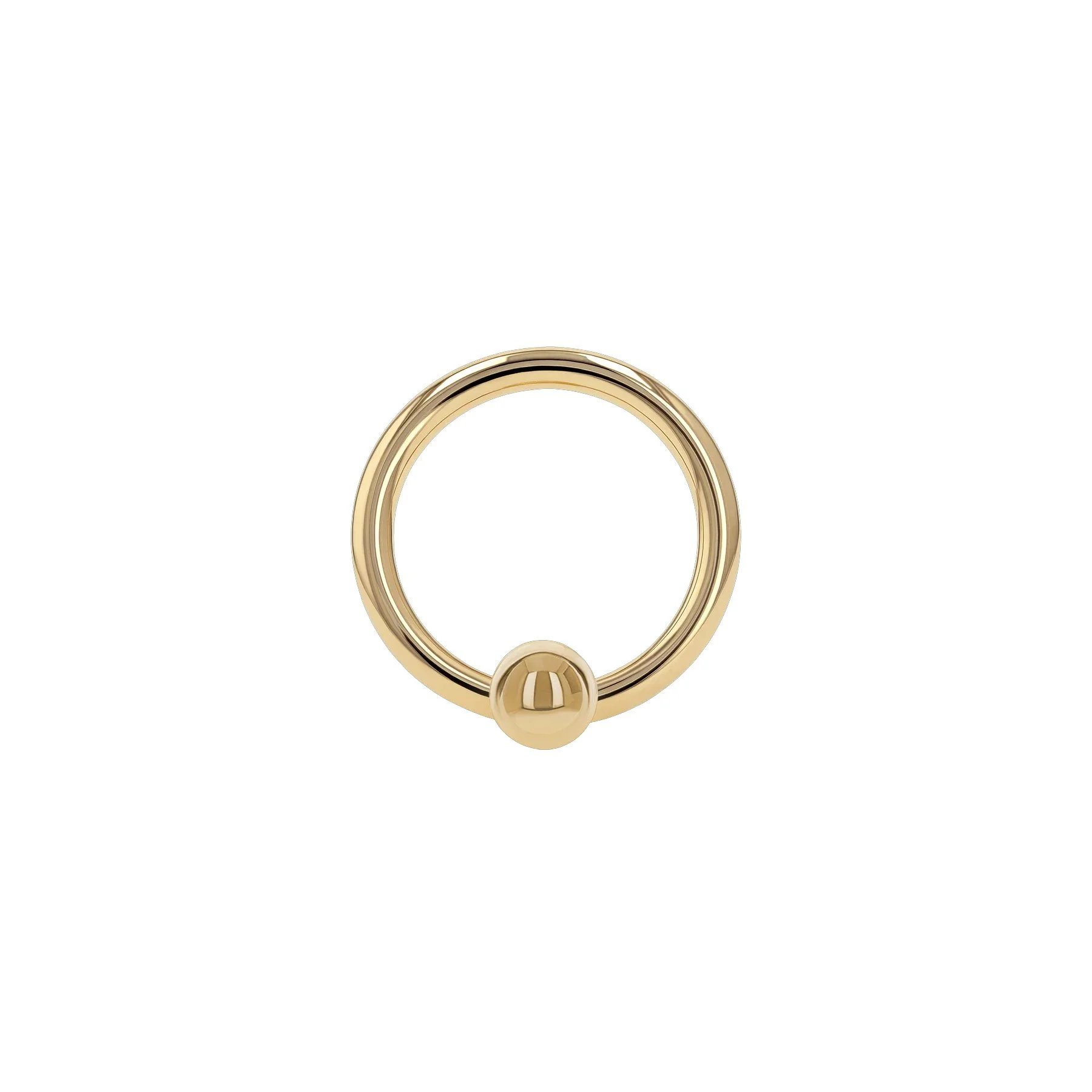 Gold Fixed Bead Ring