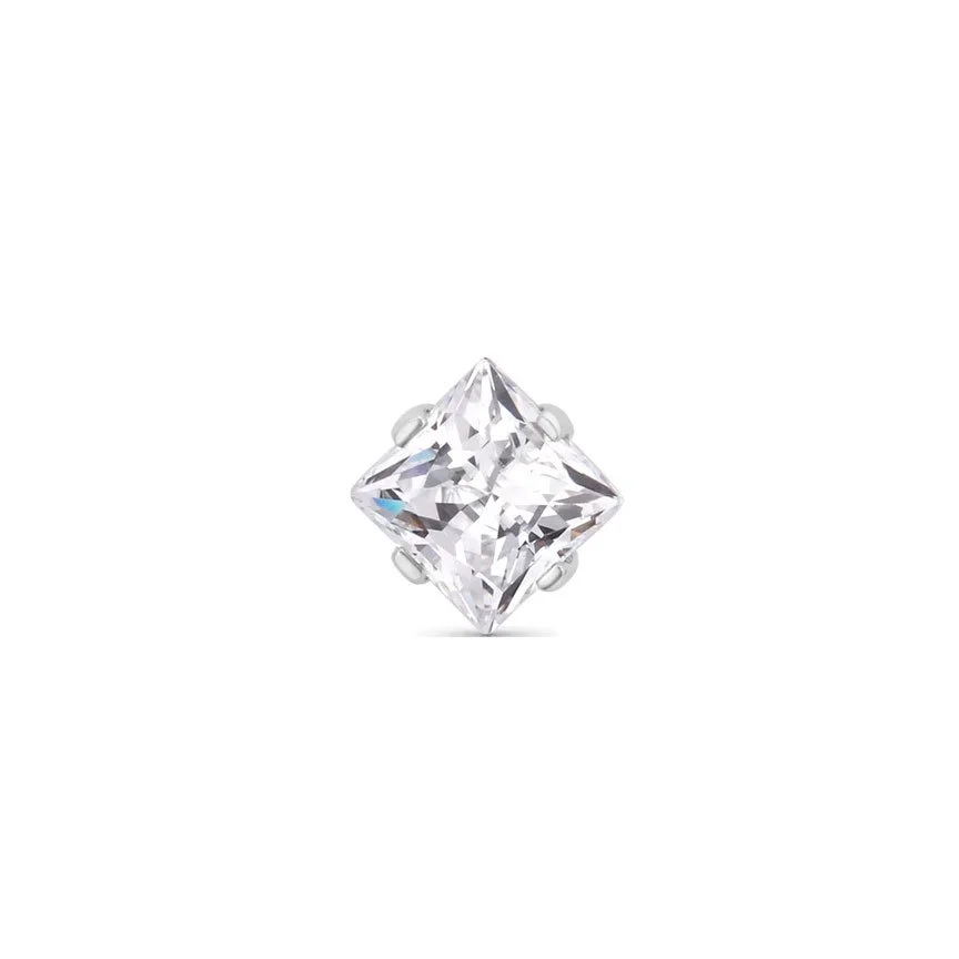 Titanium Threadless Princess Gem End IS