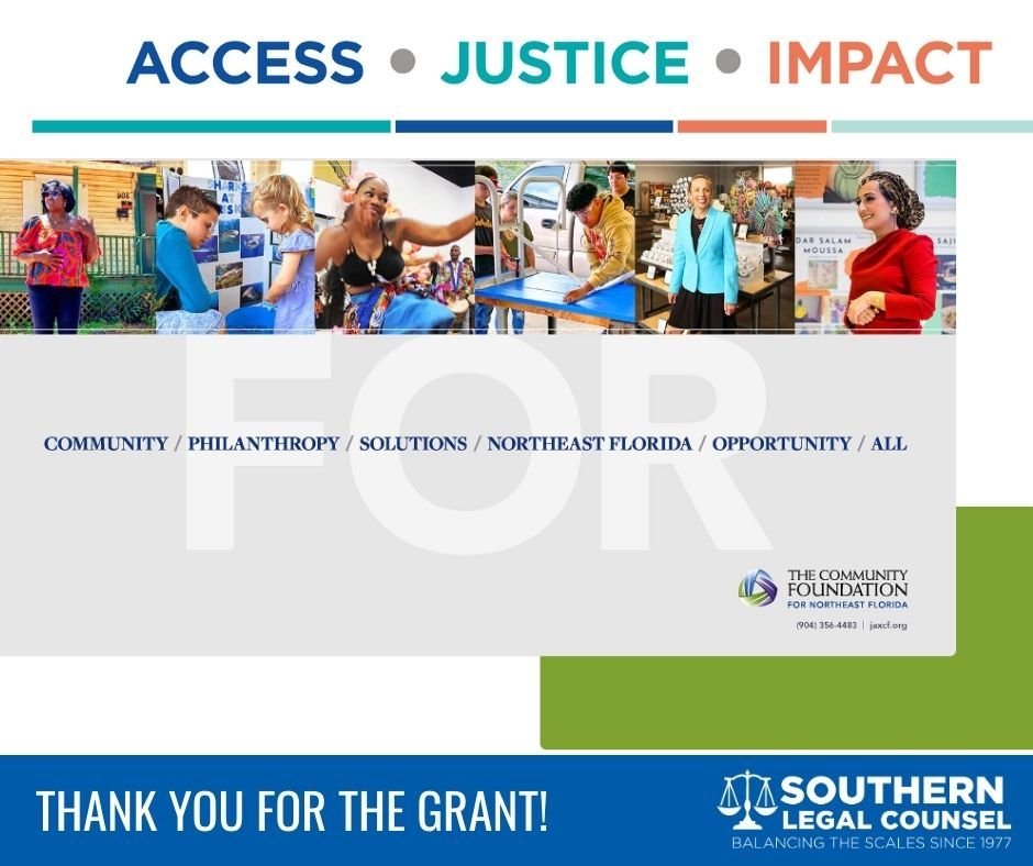 We are incredibly thankful and wanted to take a moment to express our gratitude to The North East Community Foundation for awarding us a grant to help us continue our crucial work in shaping and securing social justice for all in Florida.