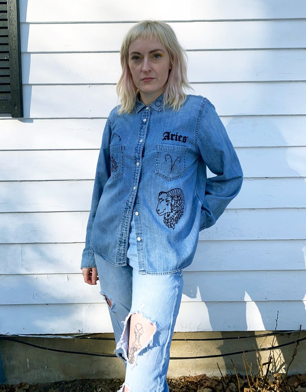 Aries Denim Shirt — Sarah Lederer