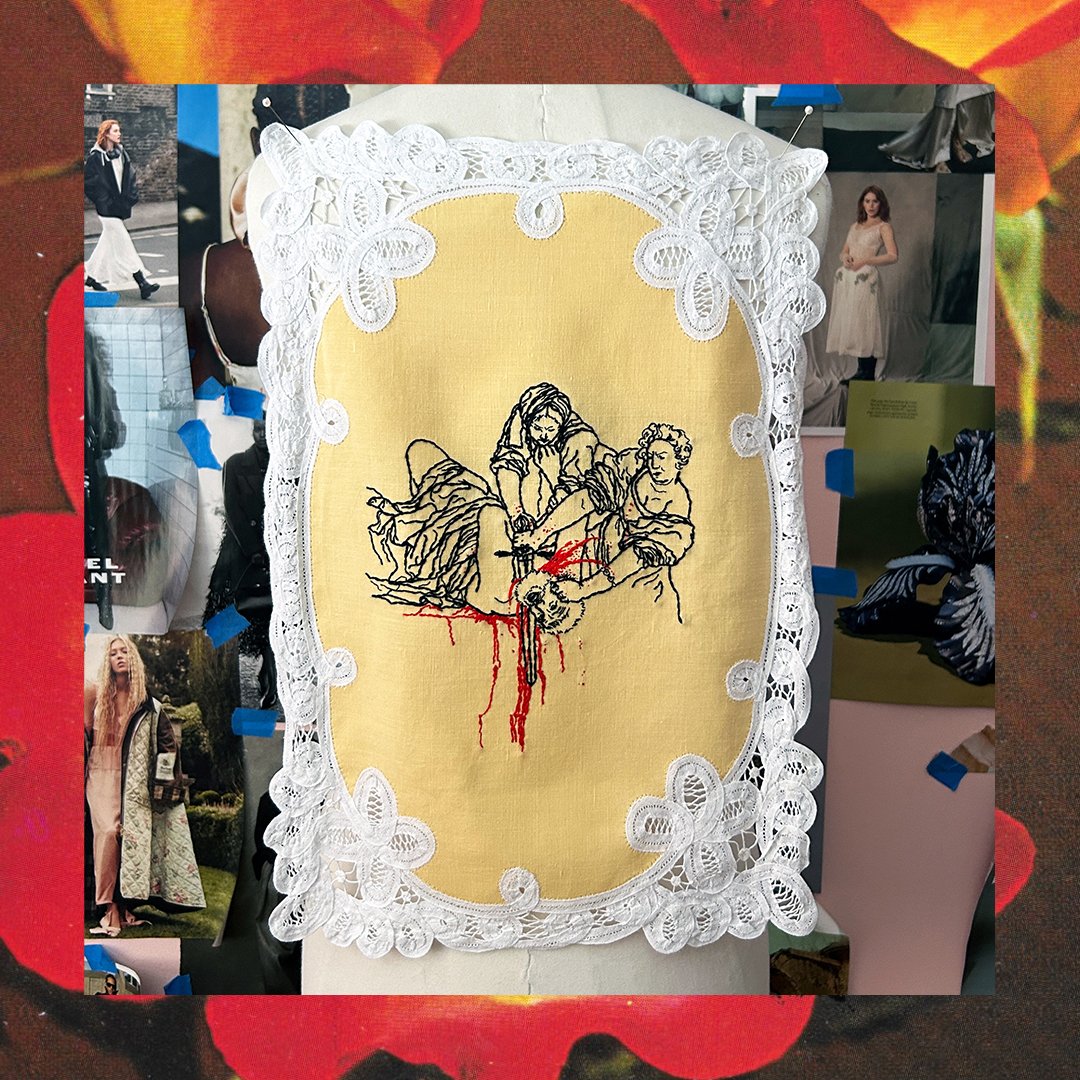 Judith Slaying Holofernes Embroidery